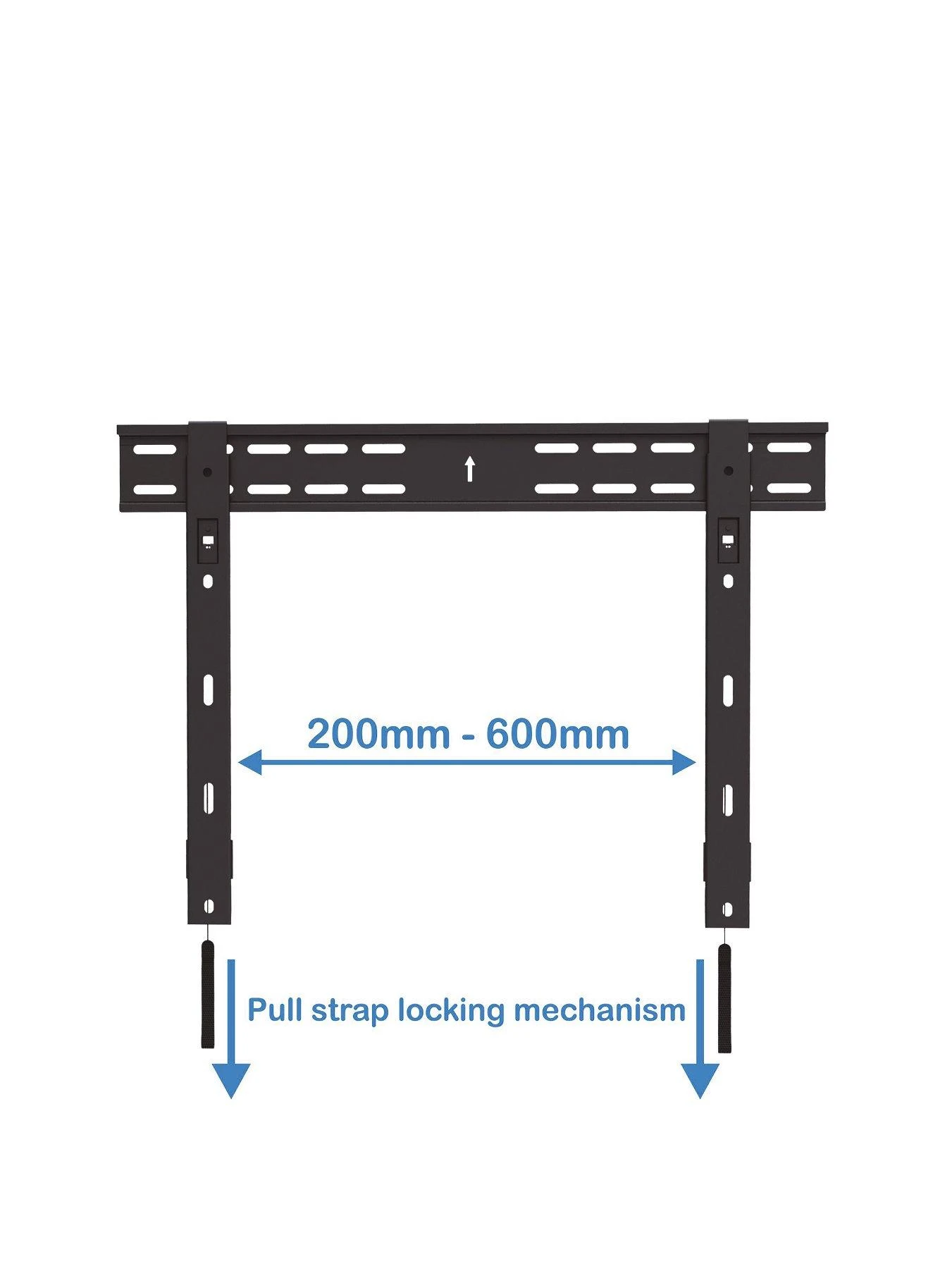 JMB Flush TV Wall Mount For 37-70 Inch Flat Screens - Image 2
