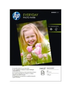 HP Everyday Glossy Photo Paper - 100 Sheet / A4/210 X 297 Mm (Q2510A)