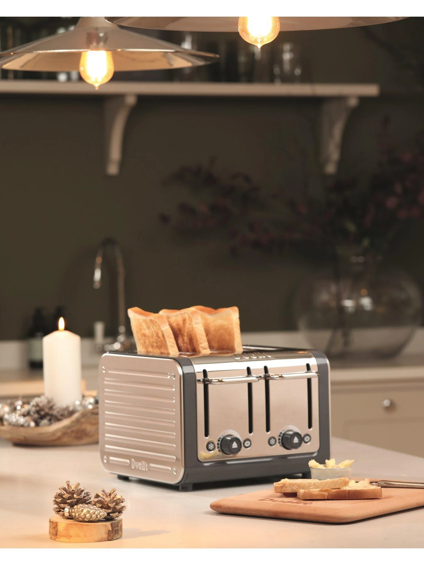 Dualit Architect Grey 4-Slice Toaster - Image 2