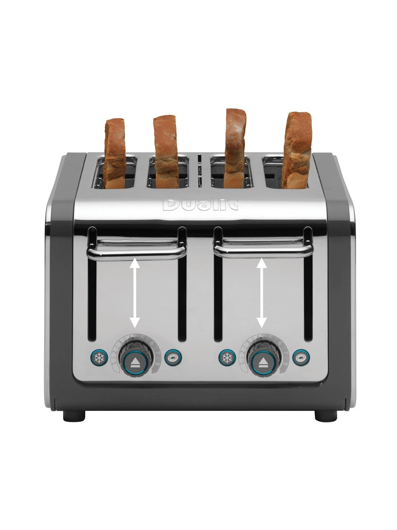 Dualit Architect Grey 4-Slice Toaster - Image 6