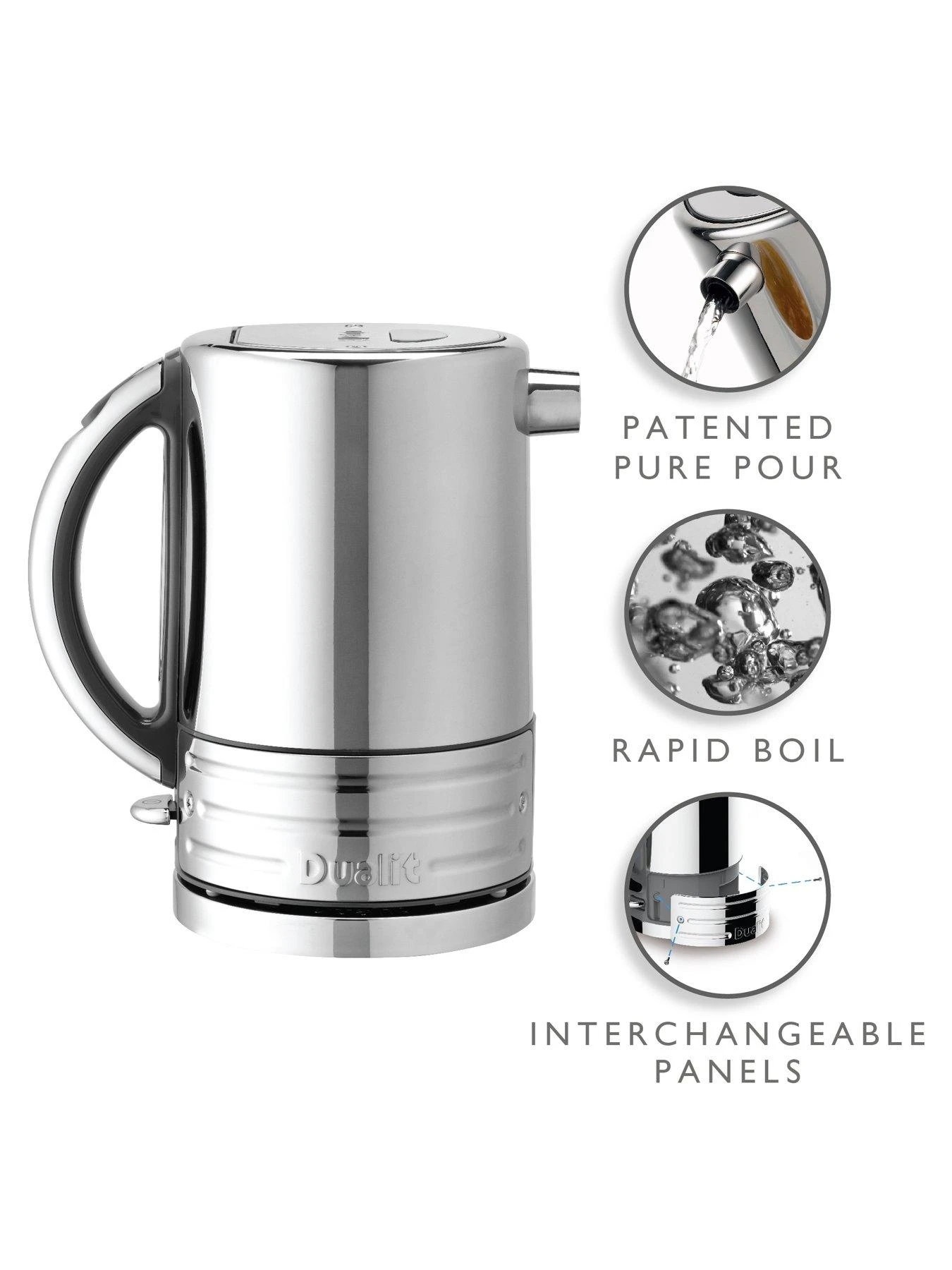 Dualit Architect Grey 1.7L Kettle - Image 2