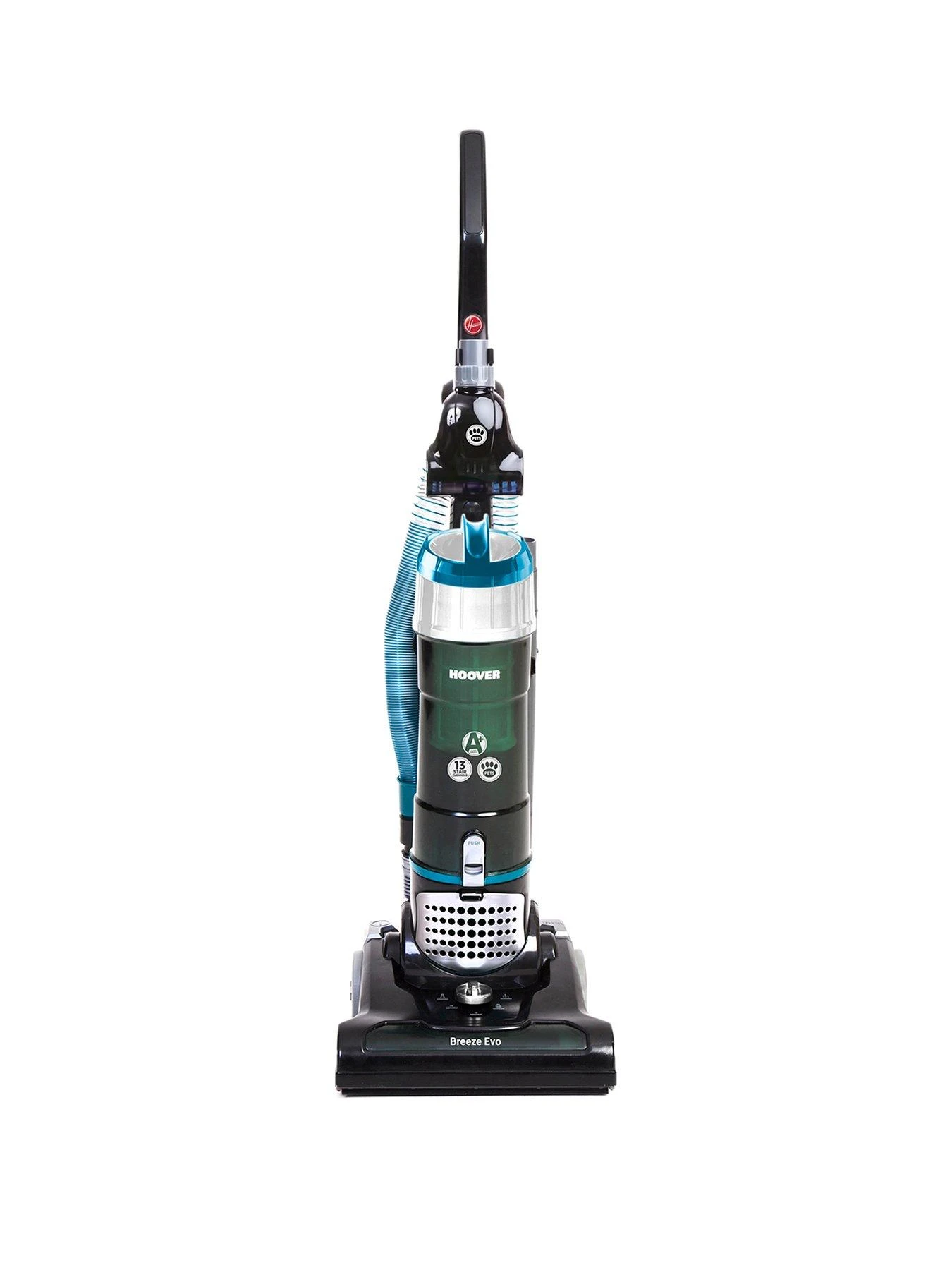 Hoover Breeze Evo Pets TH31 BO02 Upright Vacuum Cleaner - Blue/Black