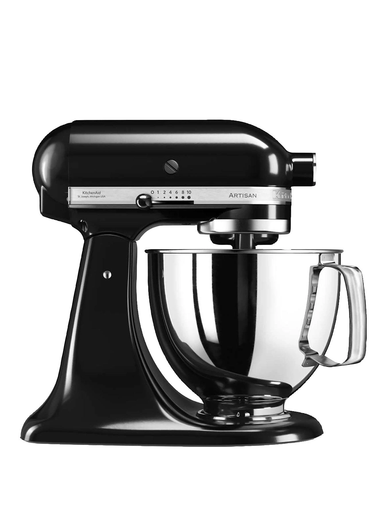 KitchenAid Artisan 4.8-Litre Tilt Head Stand Mixer - Black