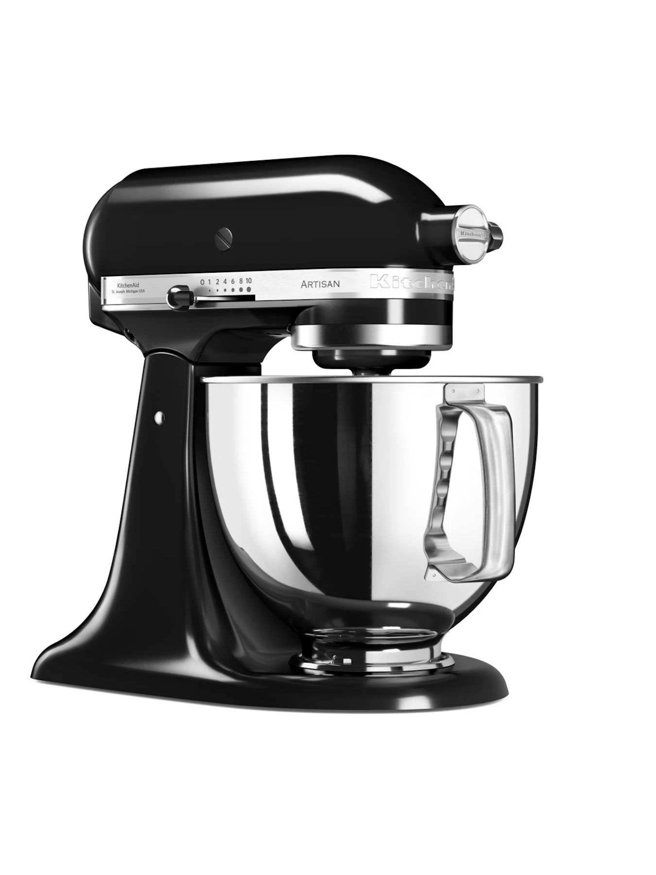 KitchenAid Artisan 4.8-Litre Tilt Head Stand Mixer - Black - Image 2