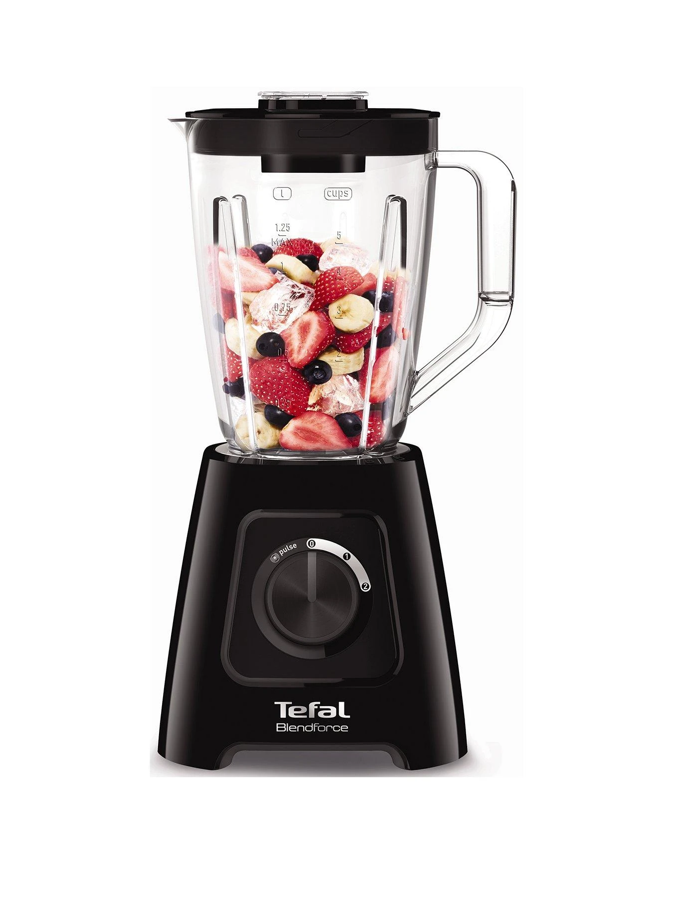 Tefal BL420840 Blendforce II Blender With Plastic Jug - Black