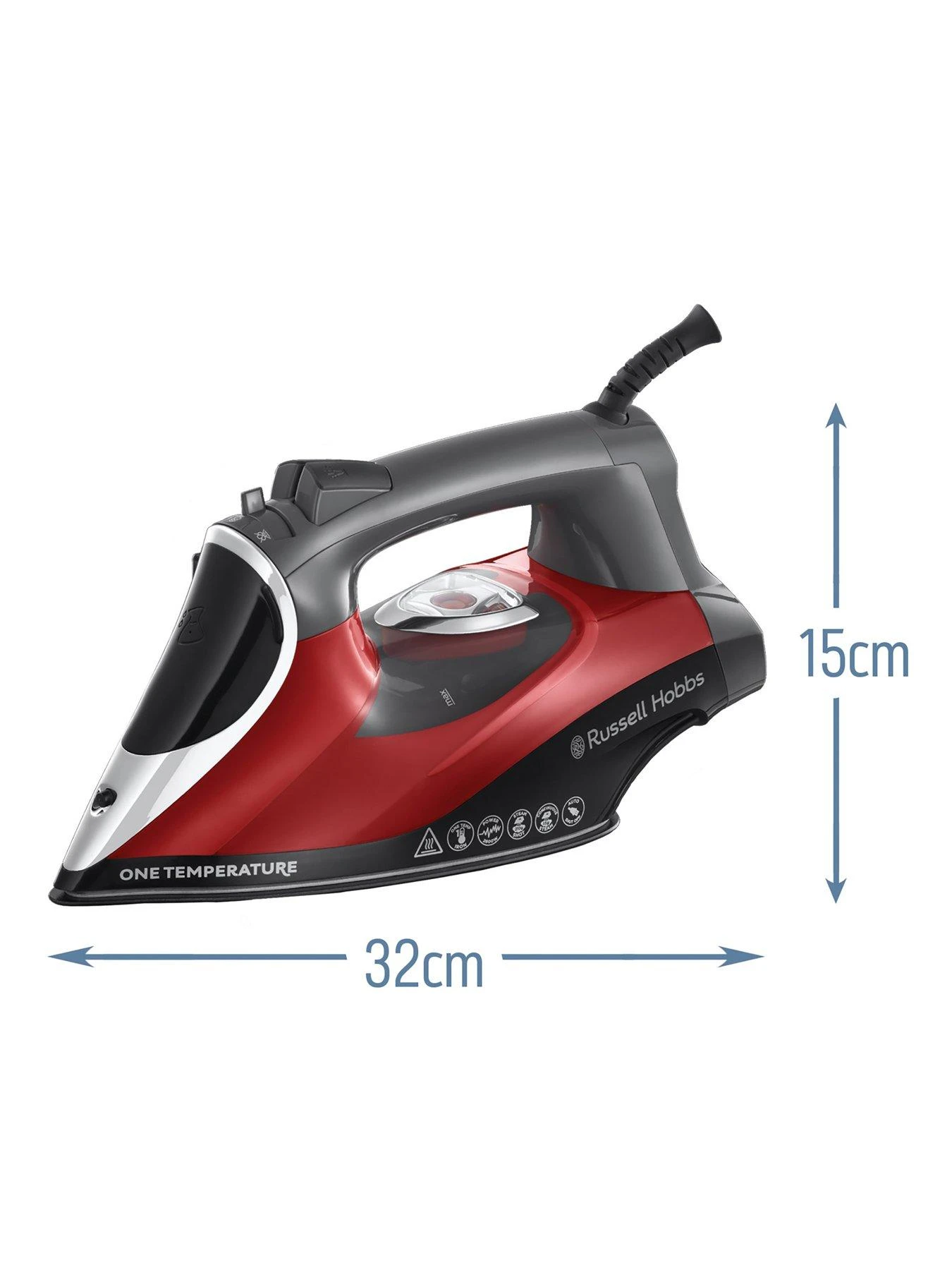 Russell Hobbs One Temperature Steam Iron - 25090 - Image 5