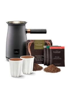 Hotel Chocolat Velvetiser - Grey With 10 Hot Chocolates