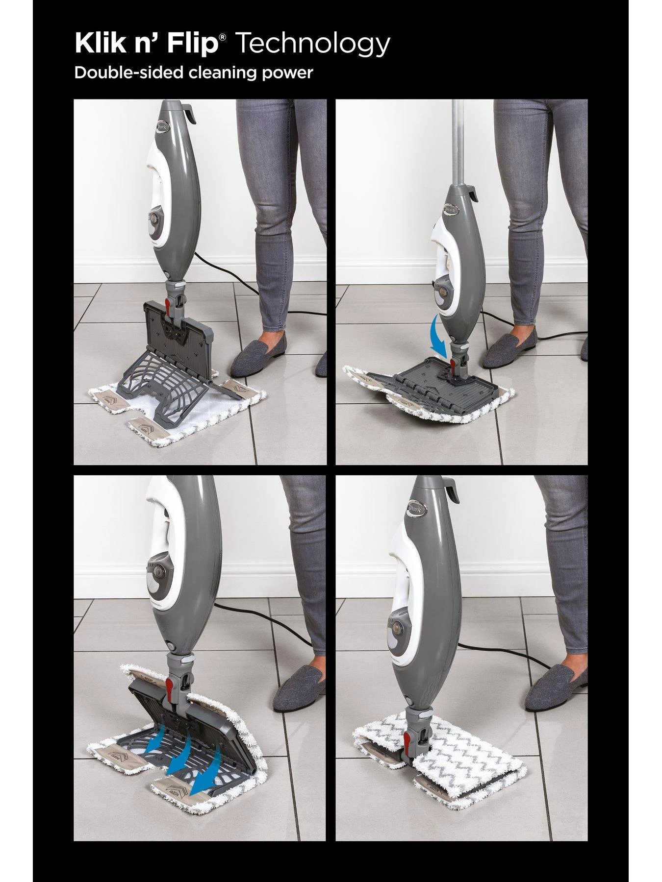 Shark Steam Mop & Handheld Steam Cleaner - S6005UK - With Steam Blast Mode For Stubborn Dirt - Image 2