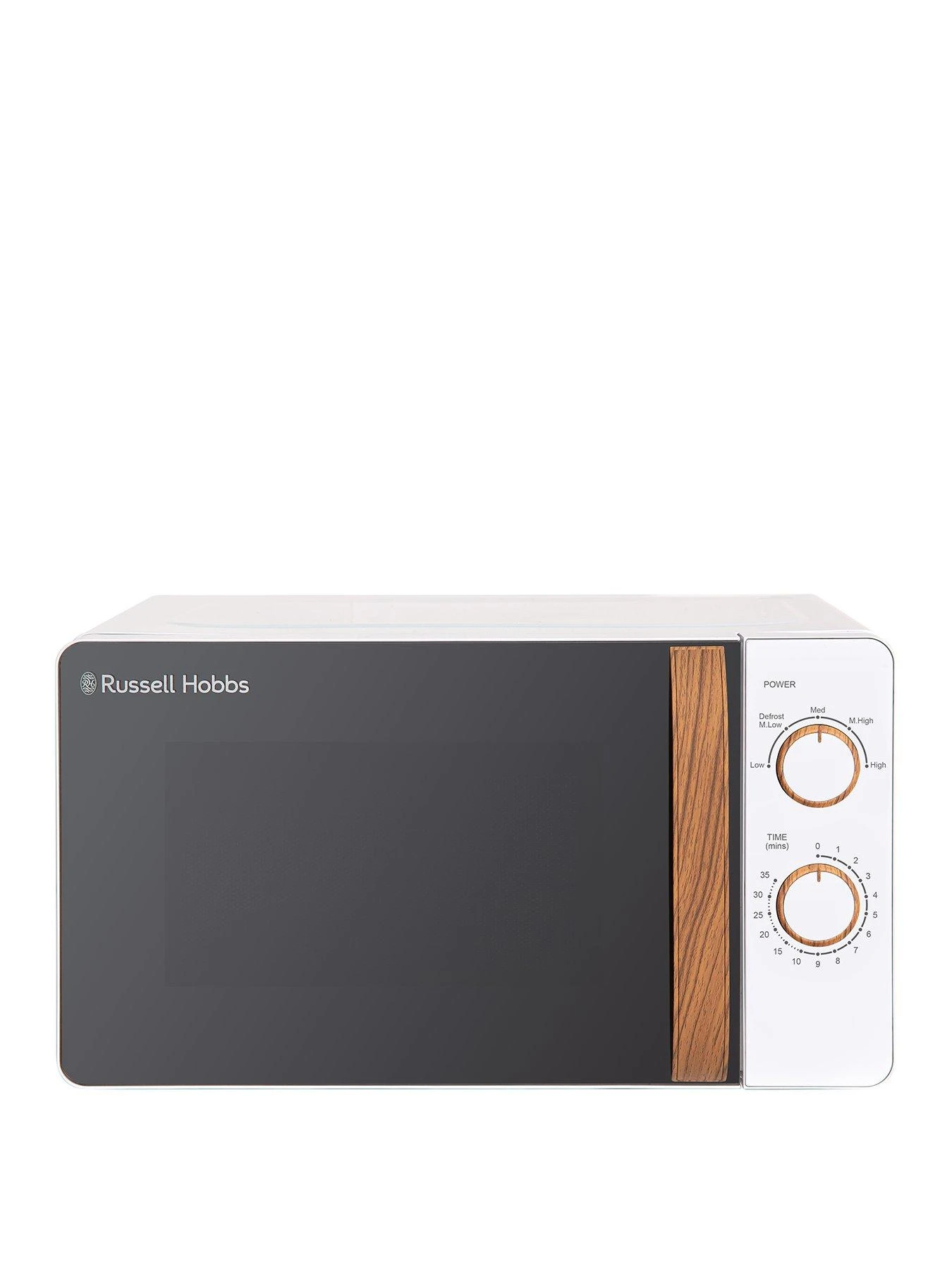 Russell Hobbs RHMM713 Scandi Compact White Manual Microwave