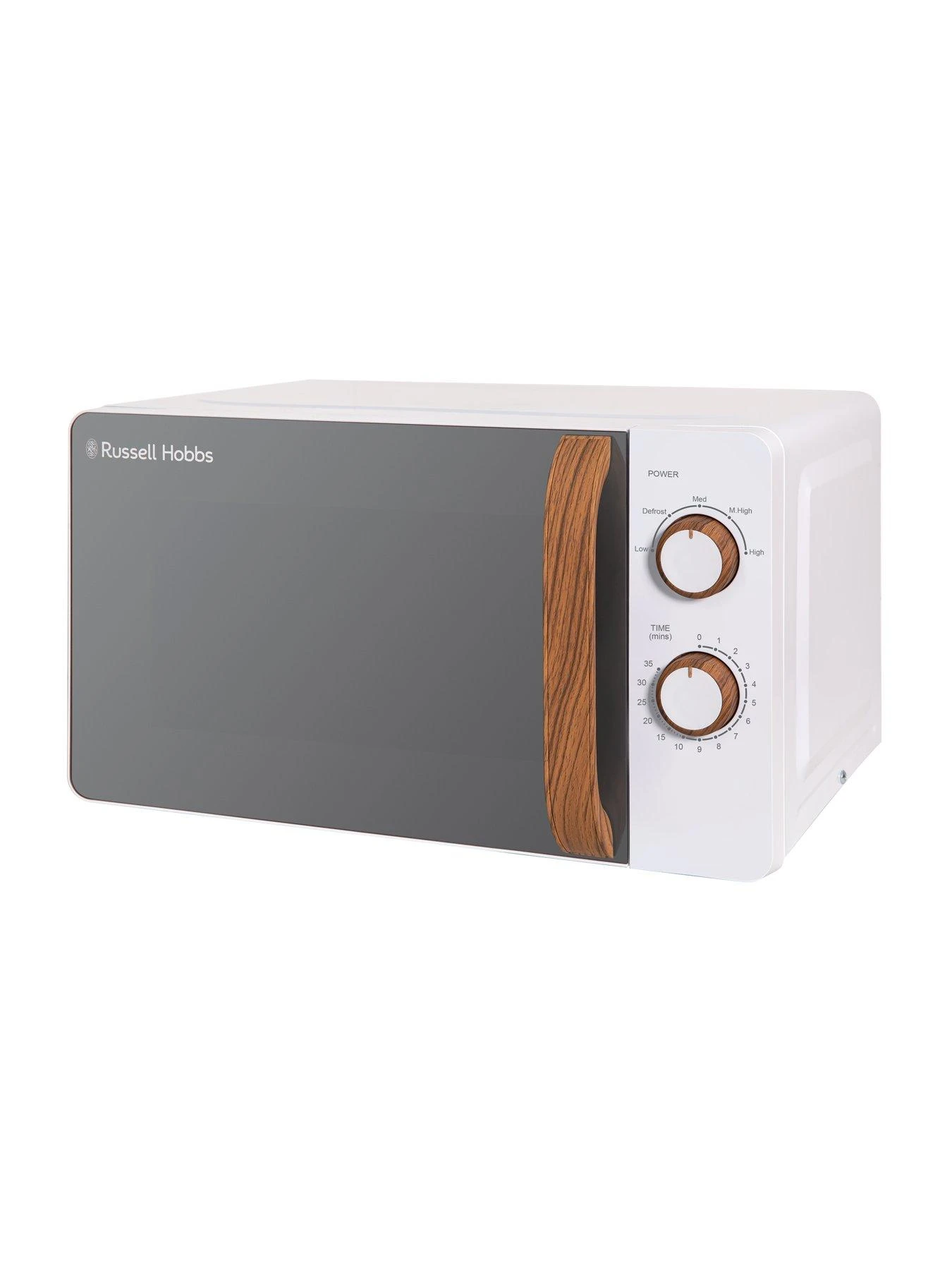 Russell Hobbs RHMM713 Scandi Compact White Manual Microwave - Image 2