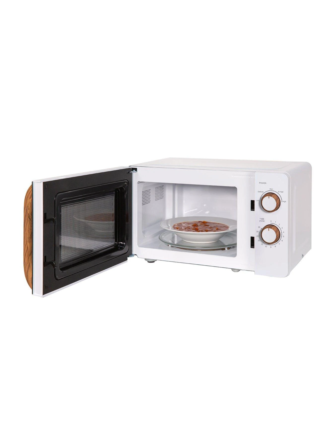 Russell Hobbs RHMM713 Scandi Compact White Manual Microwave - Image 6