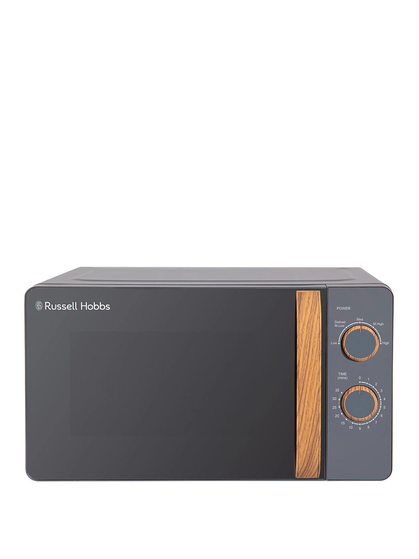 Russell Hobbs RHMM713G Scandi Compact Grey Manual Microwave