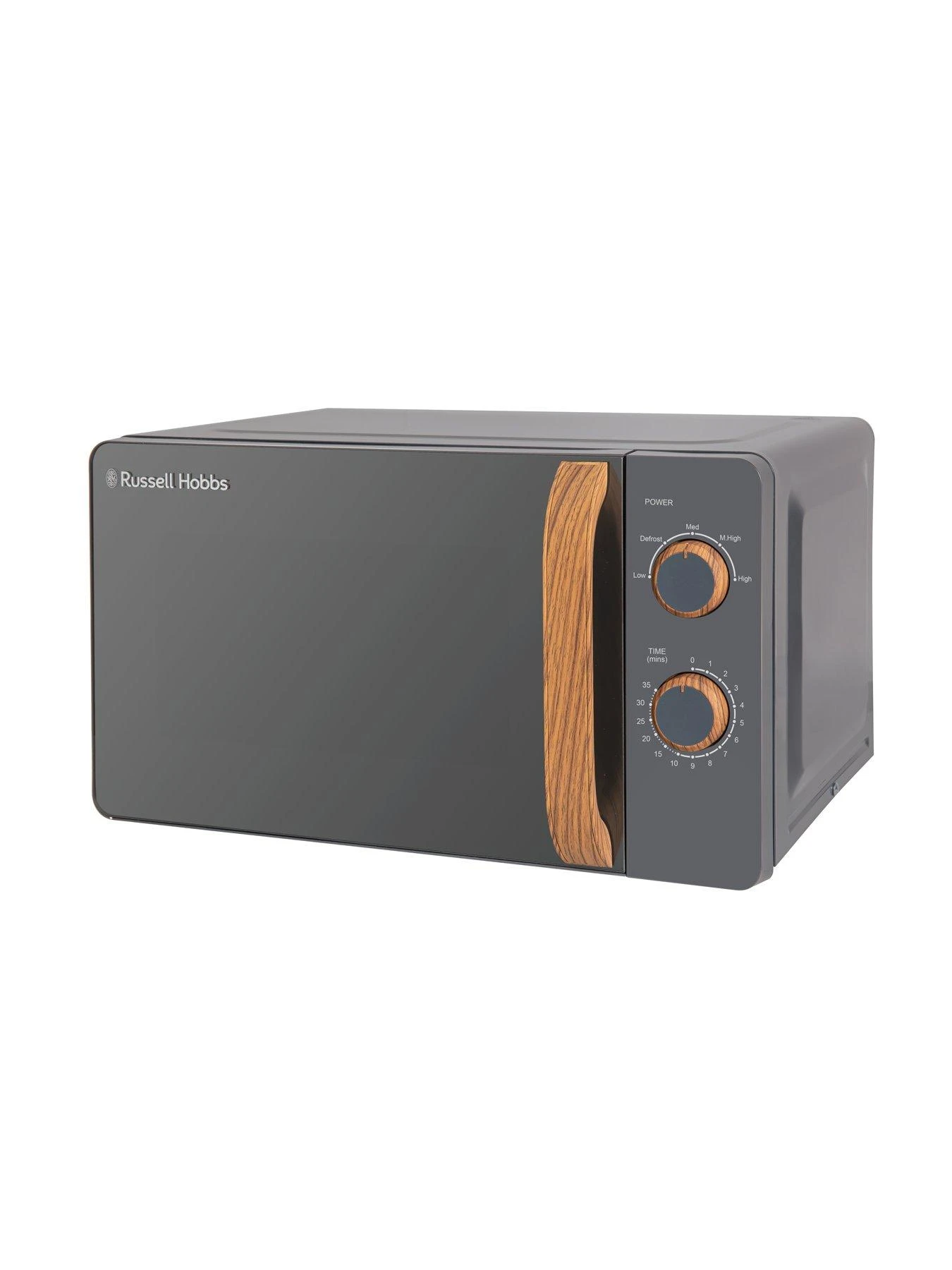 Russell Hobbs RHMM713G Scandi Compact Grey Manual Microwave - Image 2