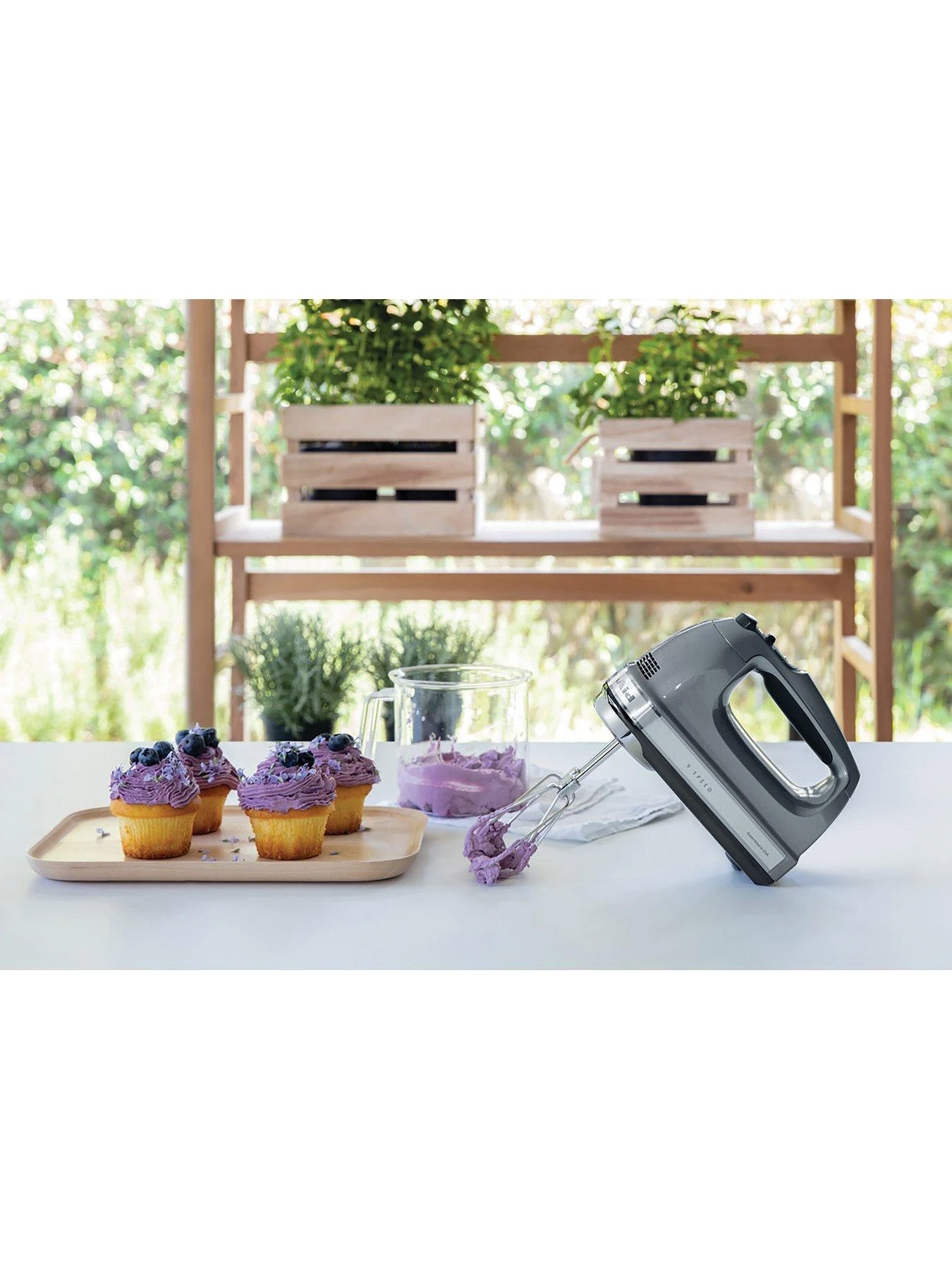 KitchenAid 9-speed Hand Mixer - Contour Silver - Image 2