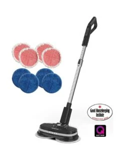 AirCraft PowerGlide Cordless Hard Floor Cleaner With Extra Pads - Cleaning And Buffering Around 20 Square Metres Per Minute