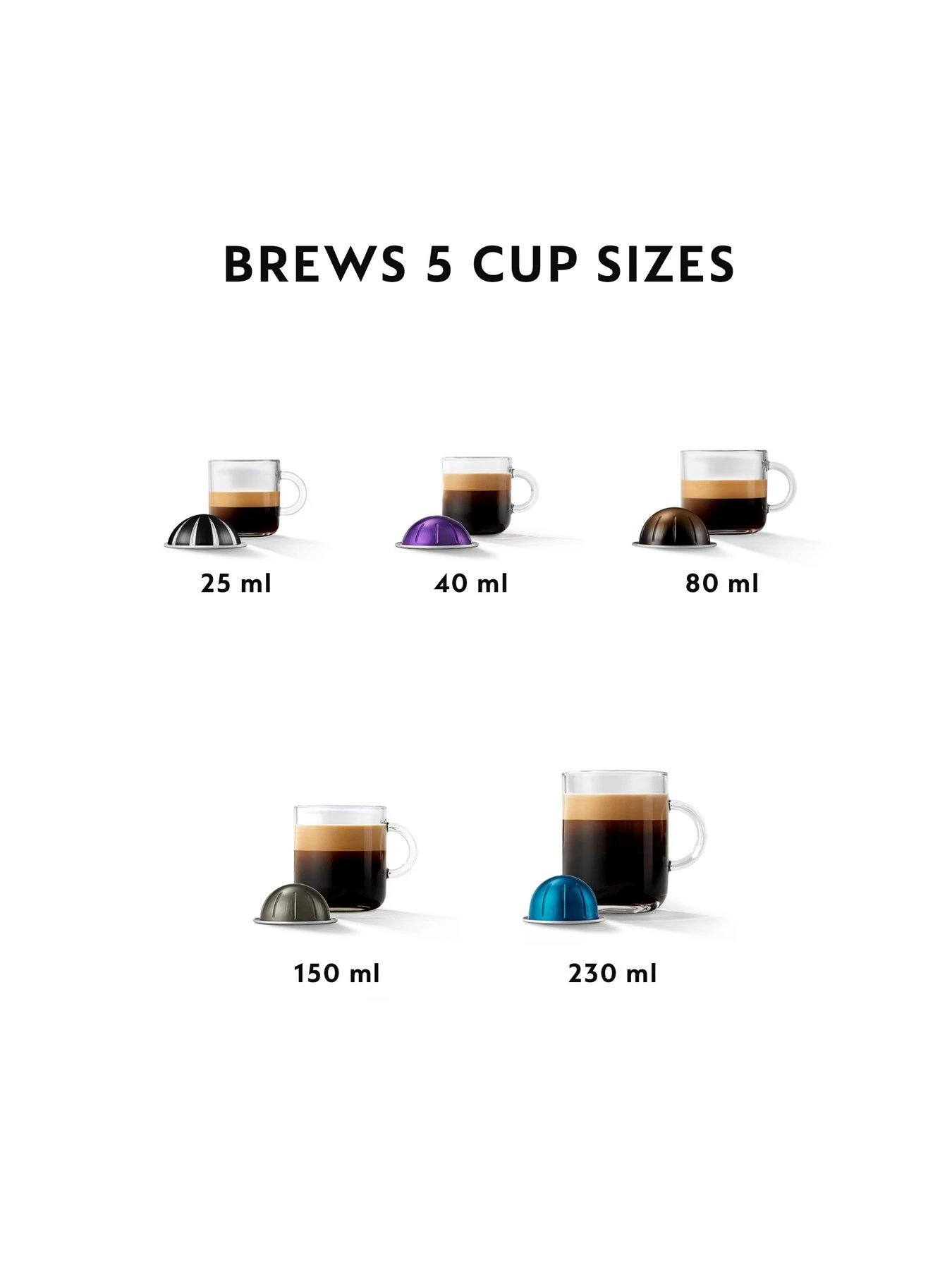 Nespresso Vertuo Plus 11385 Coffee Machine By Magimix - Black - Image 3