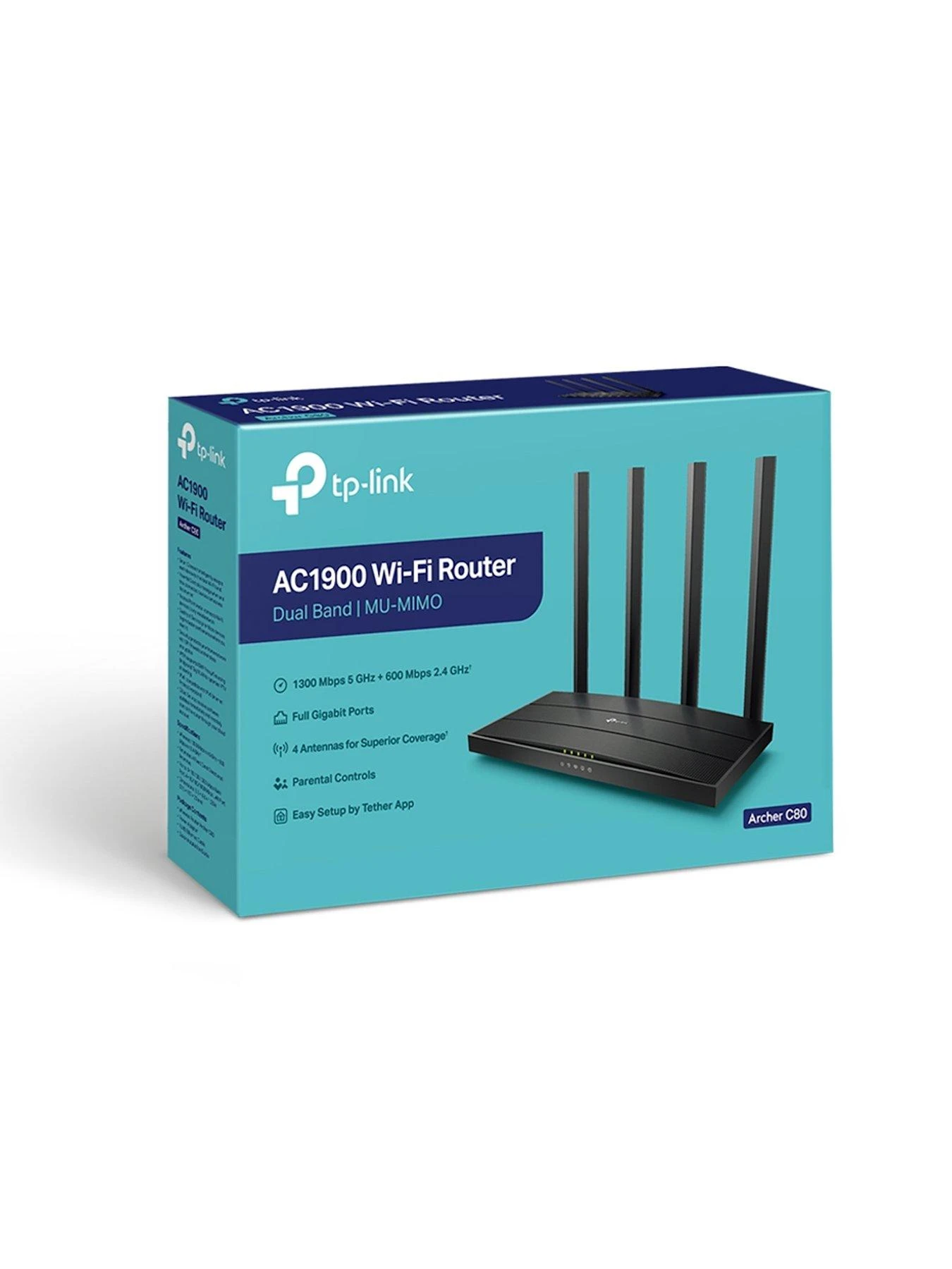 TP-Link TP Link Archer C80 AC1900 Dual Band Router - Image 2
