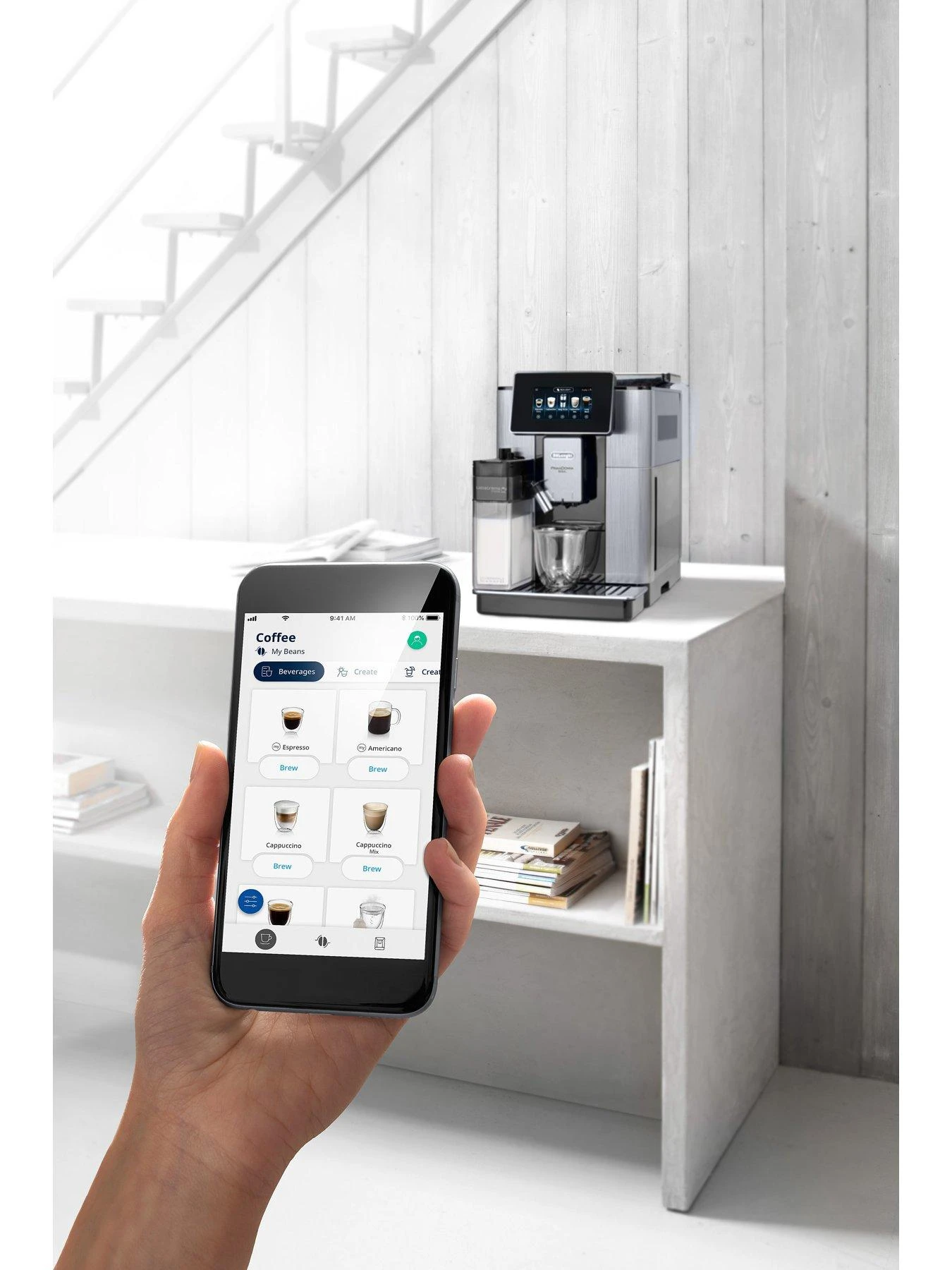 DeLonghi Primadonna Soul, Automatic Bean To Cup Coffee Machine, With Auto Milk, ECAM610.75.MB - Image 7