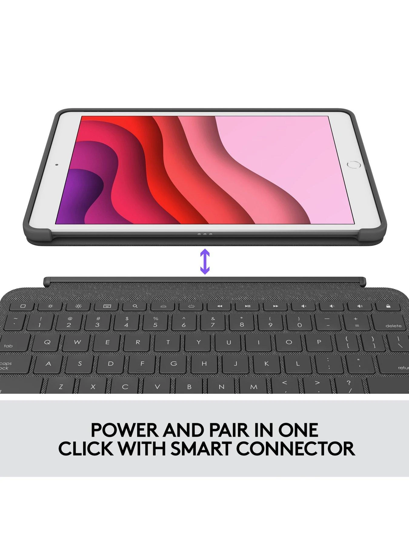 Logitech Combo Touch Backlit Keyboard For IPad (7th Gen) - Image 6