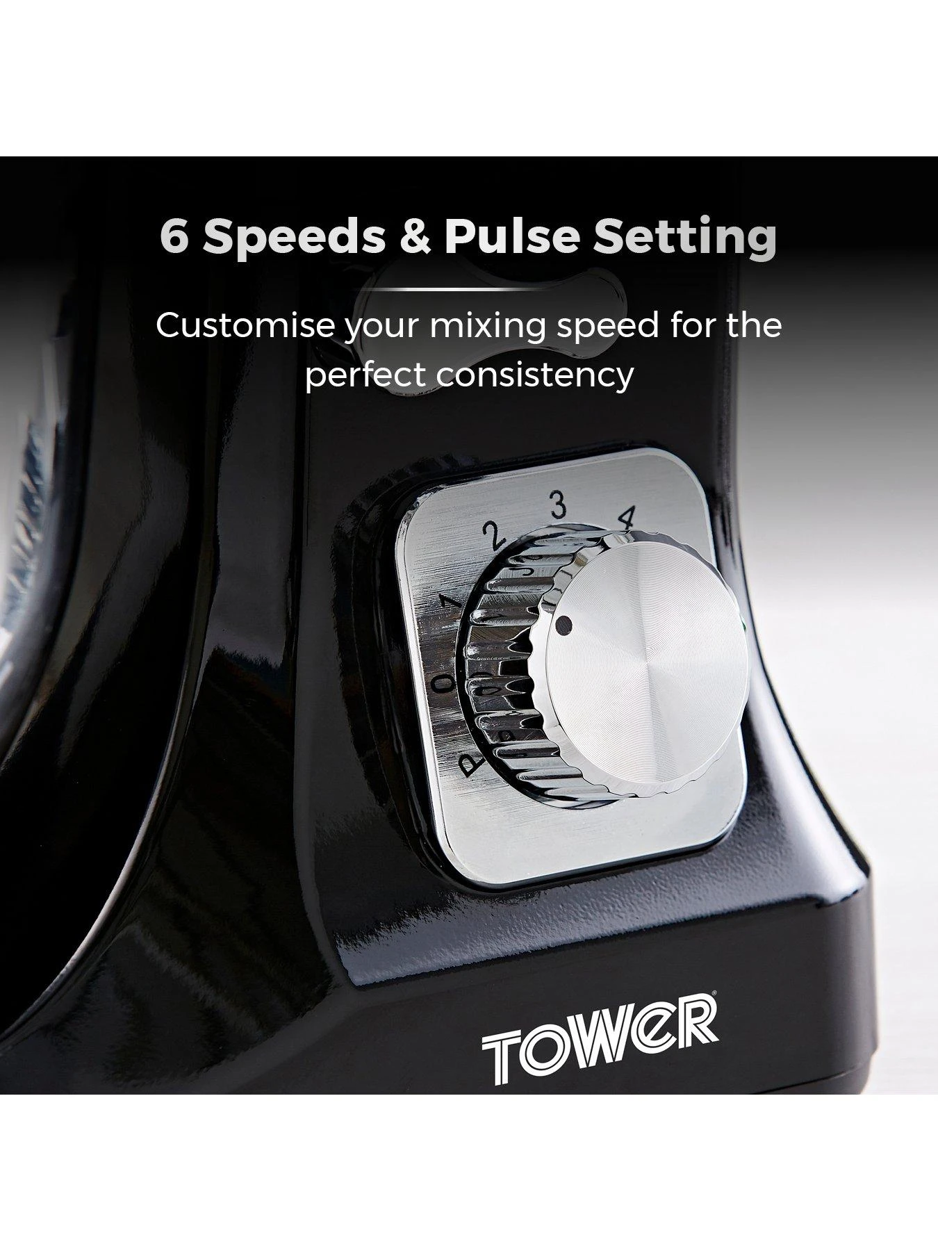 Tower 1000W Stand Mixer - Chrome - Image 6