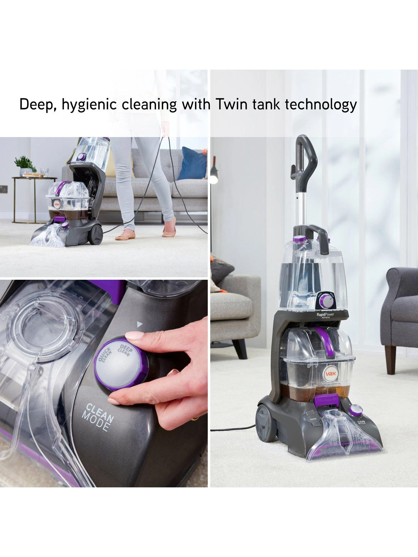 Vax Rapid Power Refresh Carpet Cleaner - Image 5