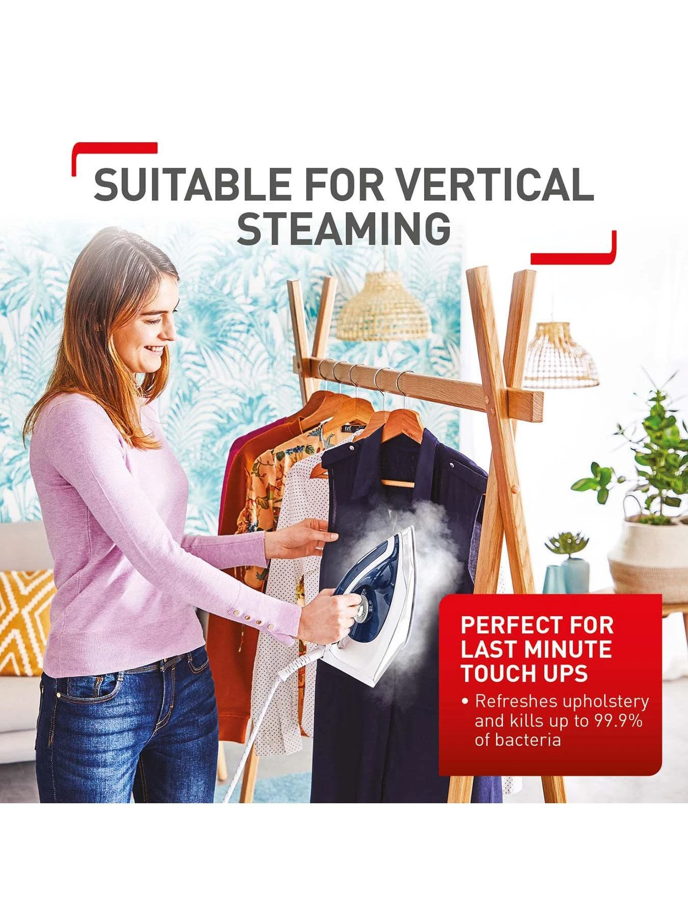 Tefal Steam Generator Iron 1.4L Express Essential SV6115 - Image 3