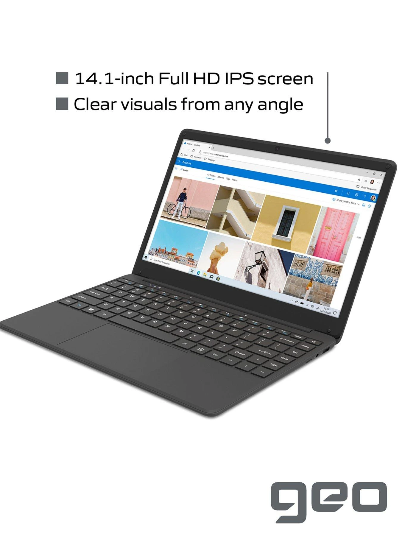 Geo GeoBook 140 14-inch HD Windows 10 Laptop, Intel Celeron Dual Core, 4GB RAM, 64GB Storage With Optional Norton 360 (1 Year) - Image 6