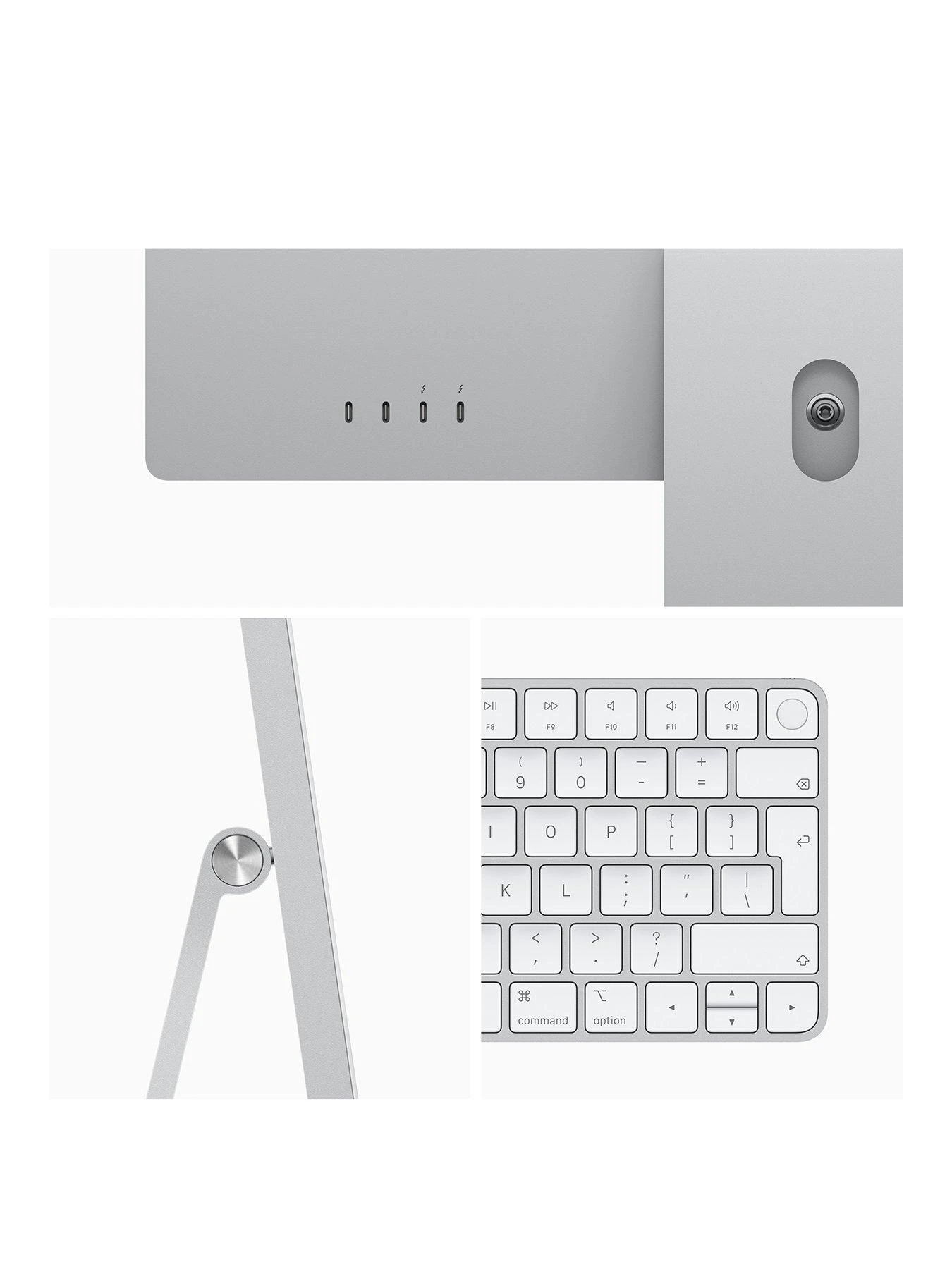 Apple IMac (M1, 2021) 24 Inch With Retina 4.5K Display, 8-core CPU, 8-core GPU, 512Gb Storage - Silver - Image 3