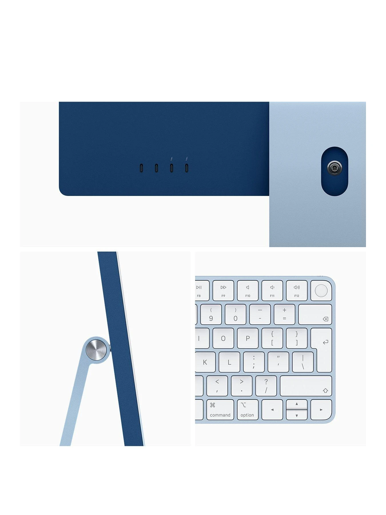 Apple IMac (M1, 2021) 24 Inch With Retina 4.5K Display, 8-core CPU, 8-core GPU, 512Gb Storage - Blue - Image 3