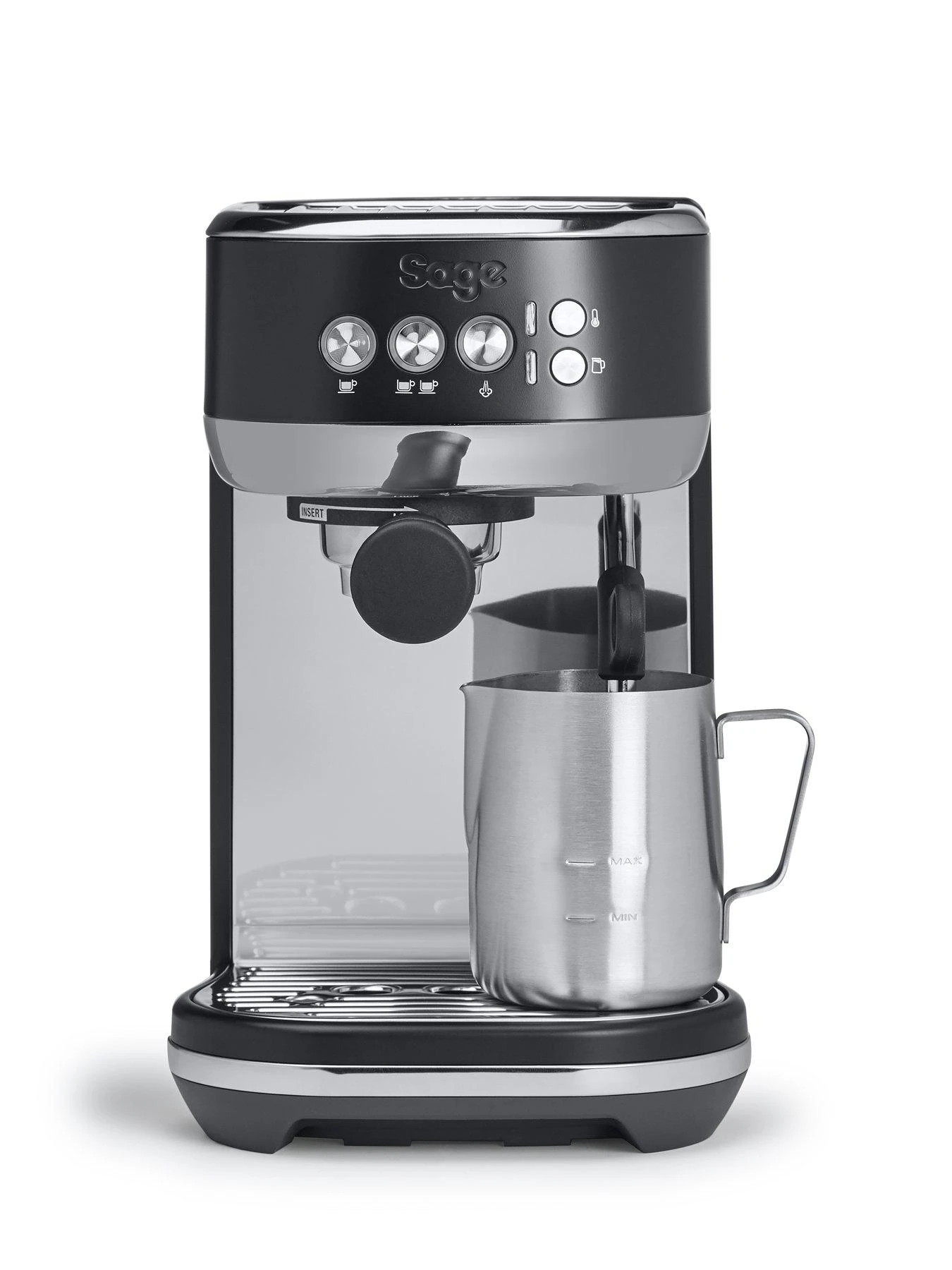 Sage Bambino Plus Espresso Machine - Black Truffle - Image 2