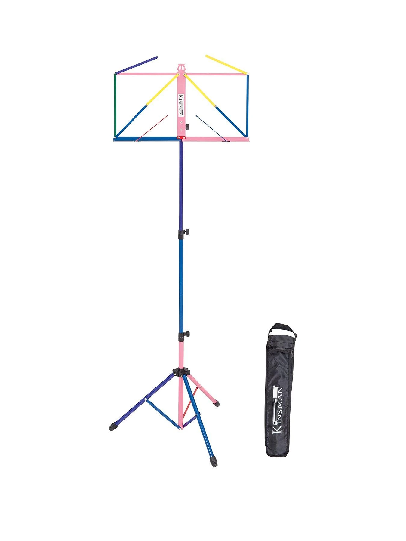 Kinsman Deluxe Music Stand And Bag- Multicolour
