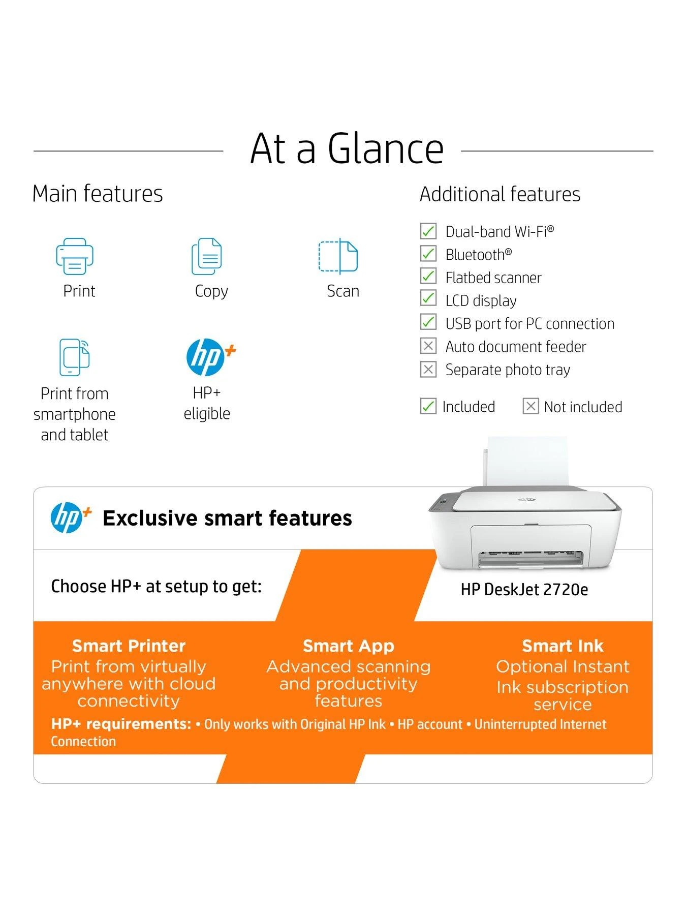 HP Deskjet 2720e All In One Colour Printer - Image 6