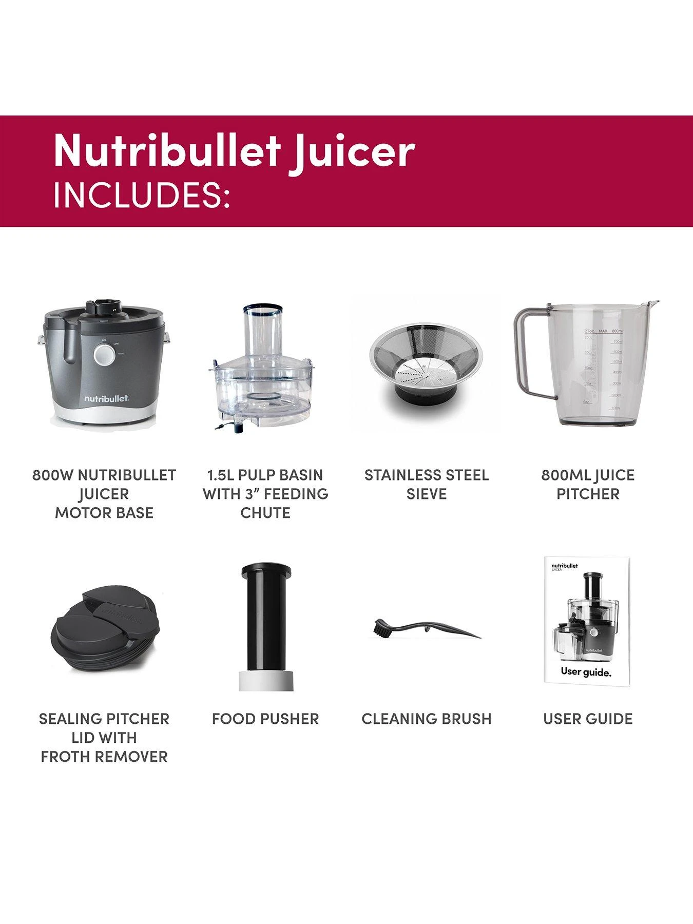 NUTRIBULLET Nutriullet Juicer - Image 2