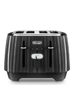 DeLonghi Ballerina 4 Slice Toaster - Black