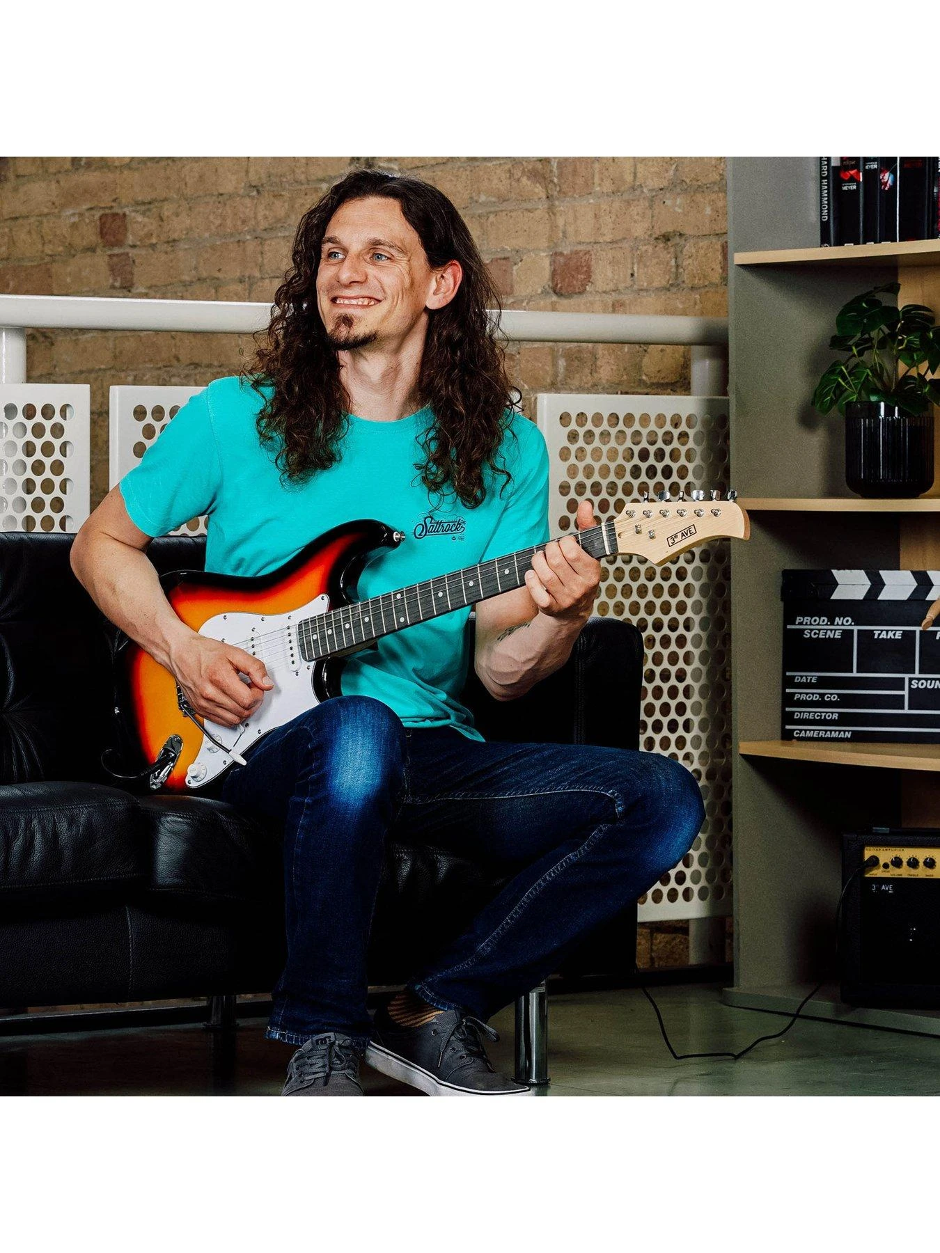 3rd Avenue Full Size 4/4 Electric Guitar Ultimate Kit With 10W Amp - 6 Months FREE Lessons - Sunburst - Image 5