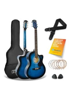 3rd Avenue Cutaway Electro Acoustic Guitar Pack - Blueburst