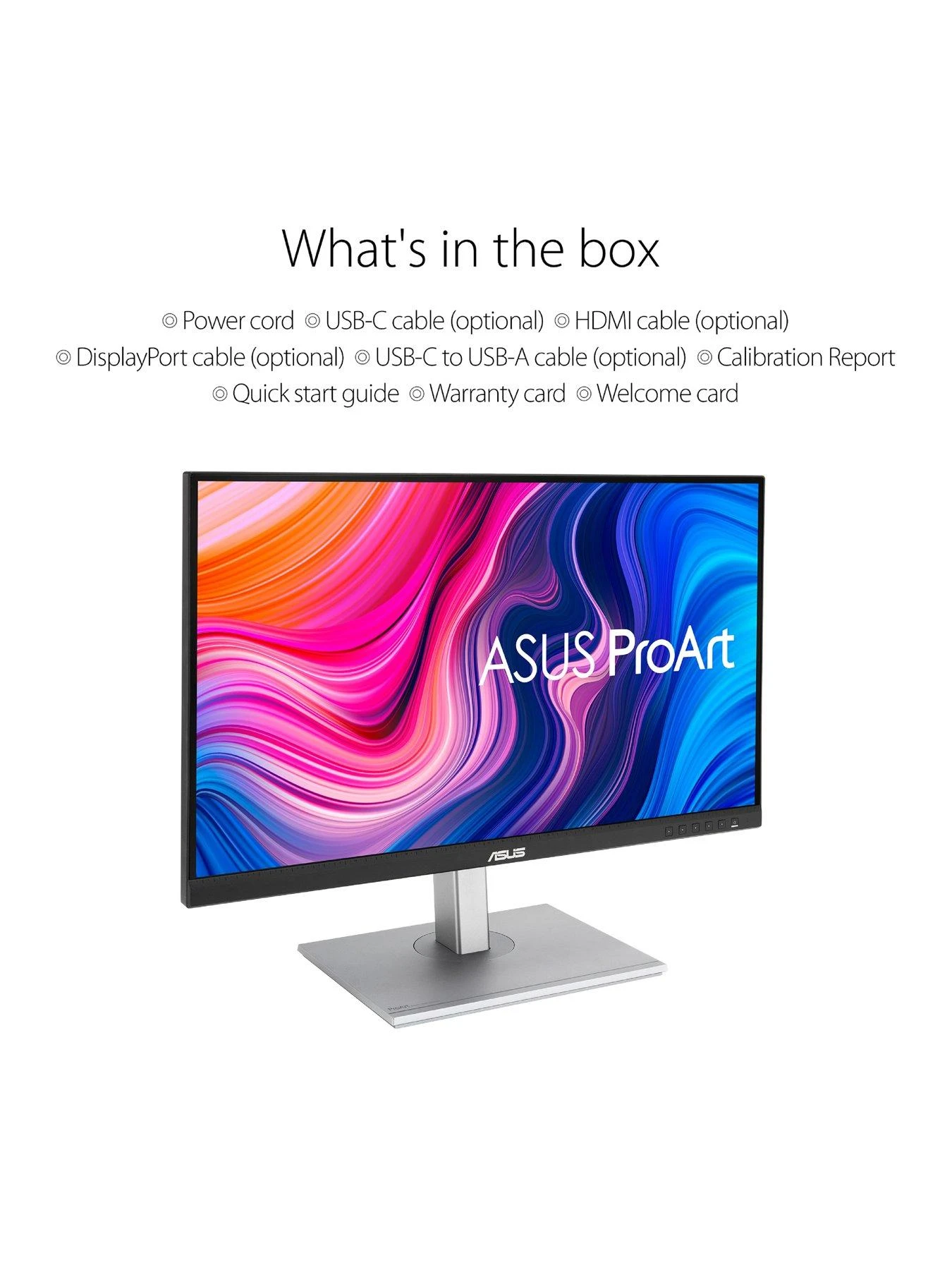 Asus ProArt Display PA278CV 27in Professional Monitor - Image 7