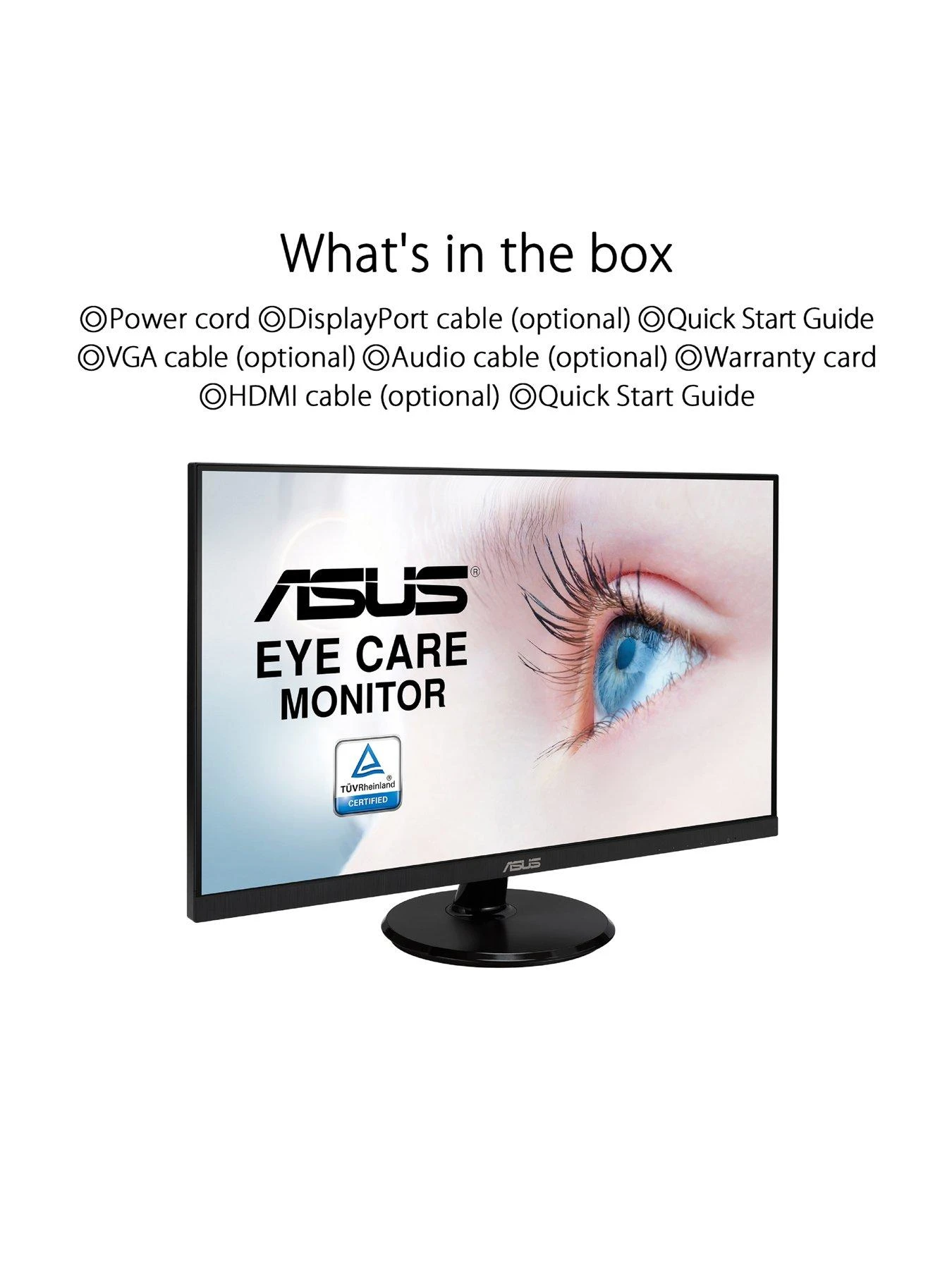 Asus VA27DQ 27in Eye Care Monitor FHD - Image 7