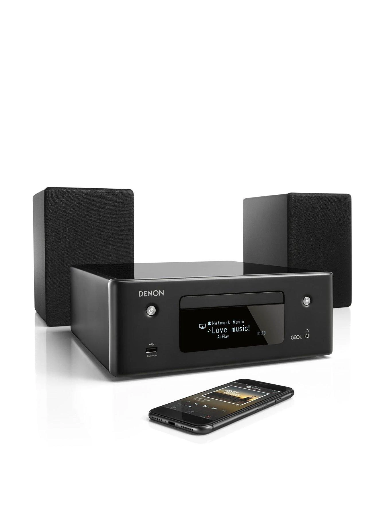 Denon CEOL N10 Network Mini System - Black - Image 3