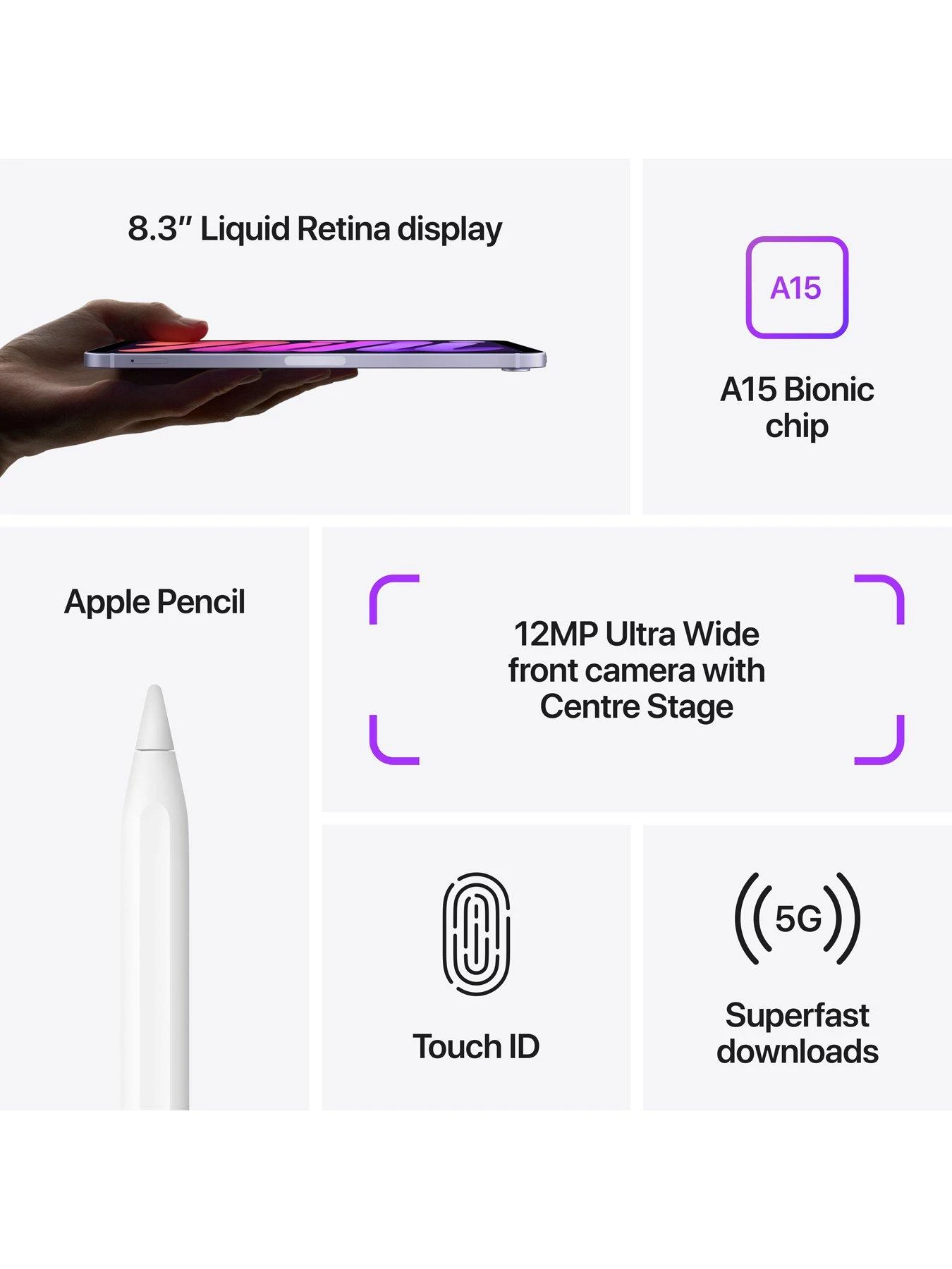 Apple IPad Mini (2021) 64Gb, Wi-Fi & Cellular - Space Grey - Image 6