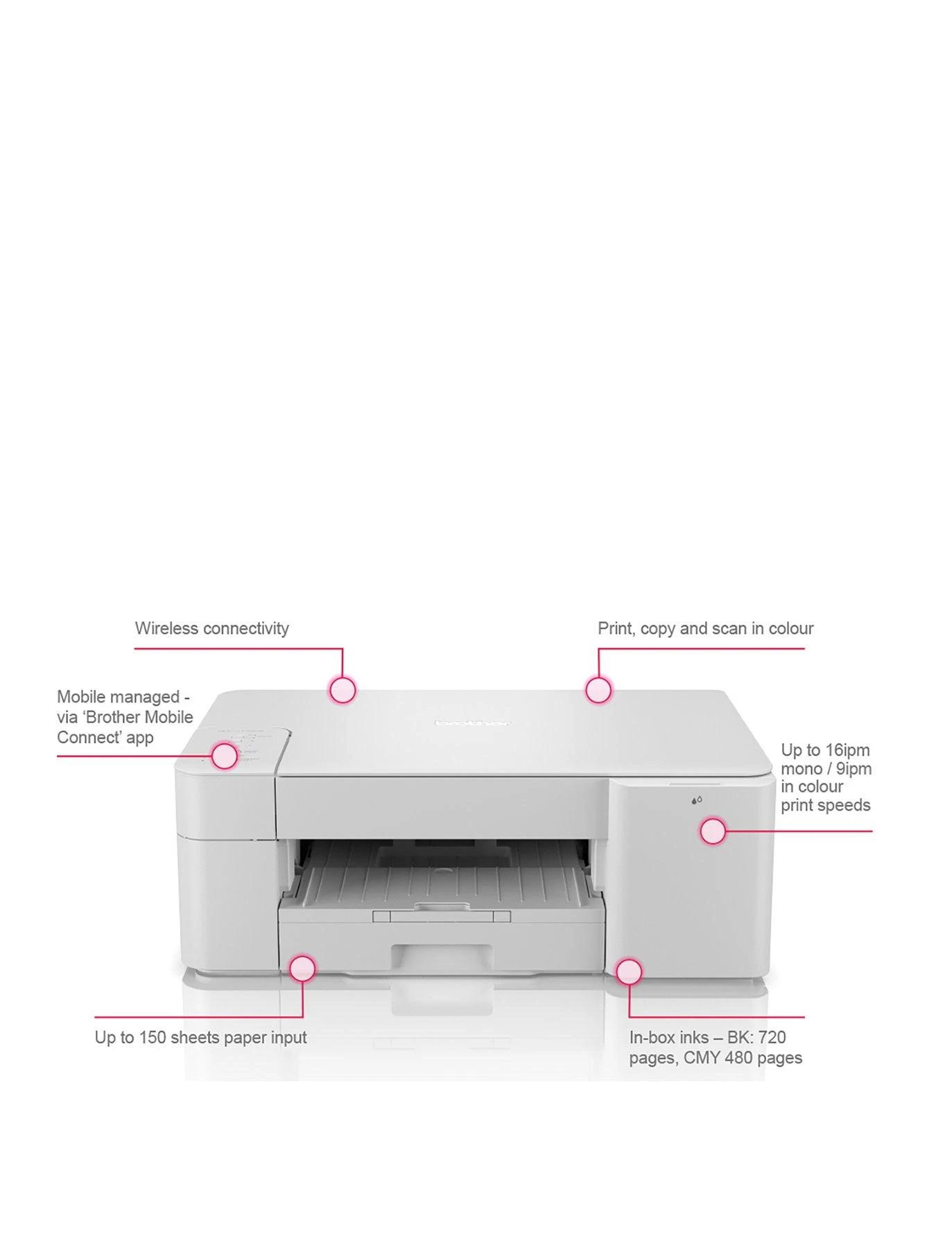 Brother DCP-J1200W Inkjet Printer - Image 3