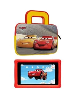 Pebble Gear Disney Cars 7in Kids Tablet + Carry Bag