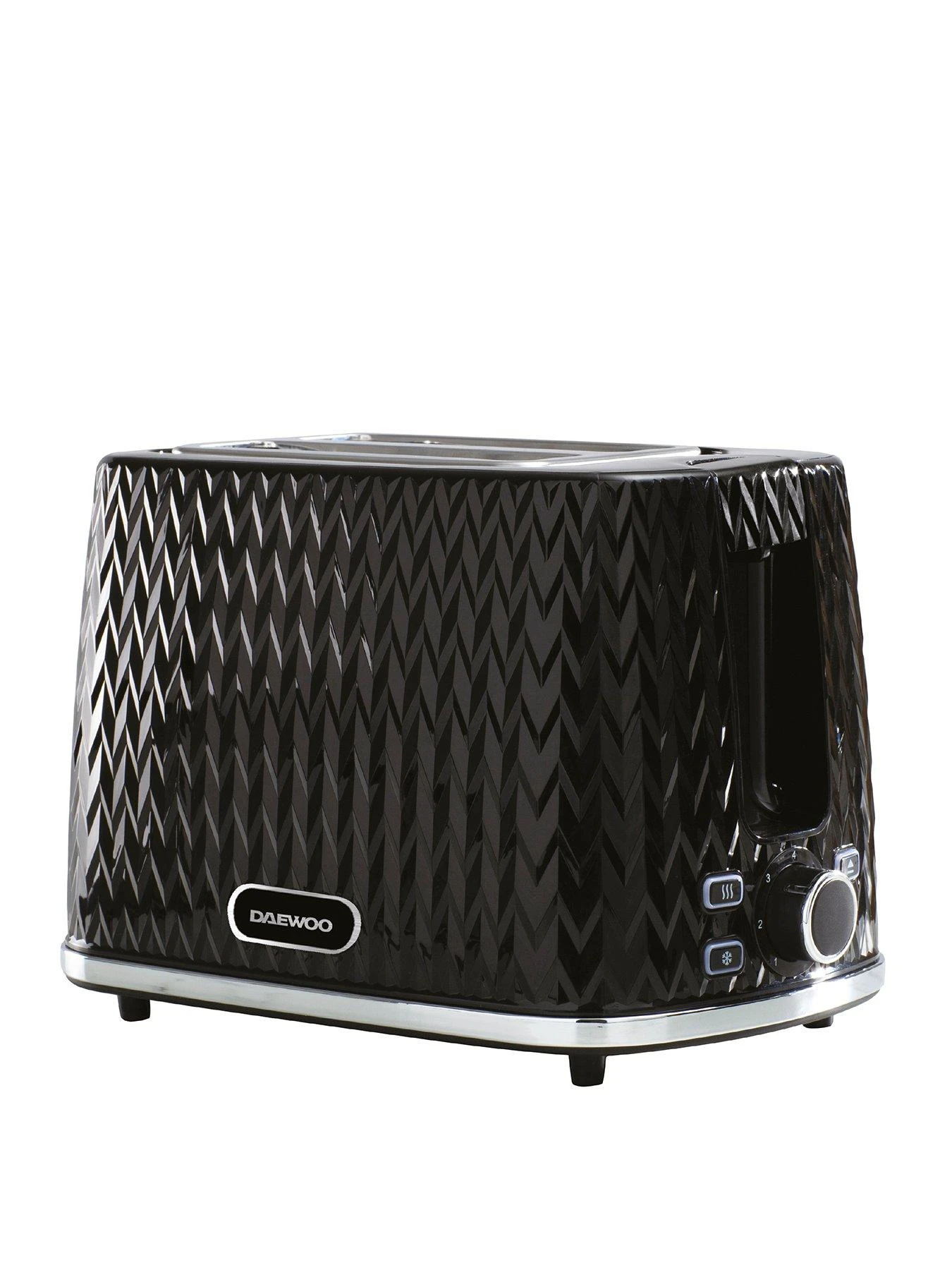 Daewoo Argyle 2 Slice Toaster- Black