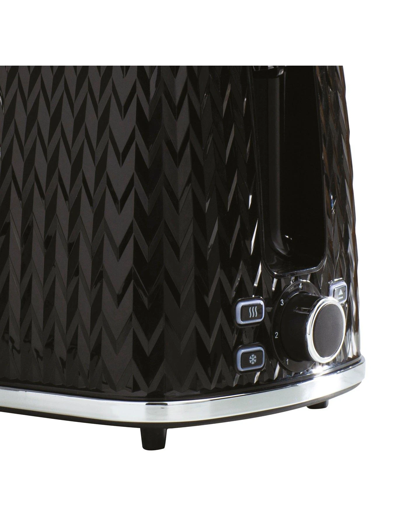 Daewoo Argyle 2 Slice Toaster- Black - Image 4
