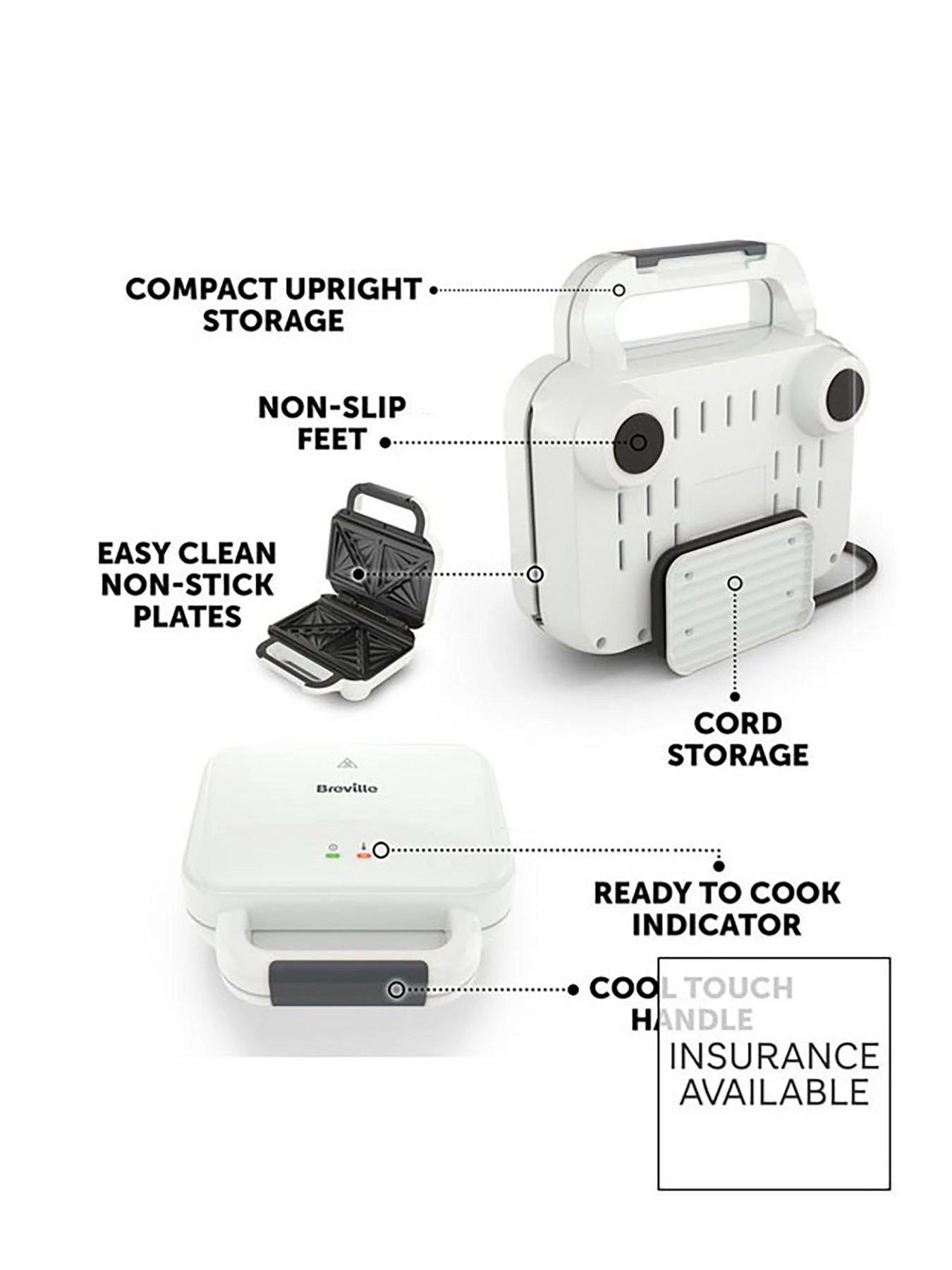 Breville Deep Fill Sandwich Toaster - Image 7