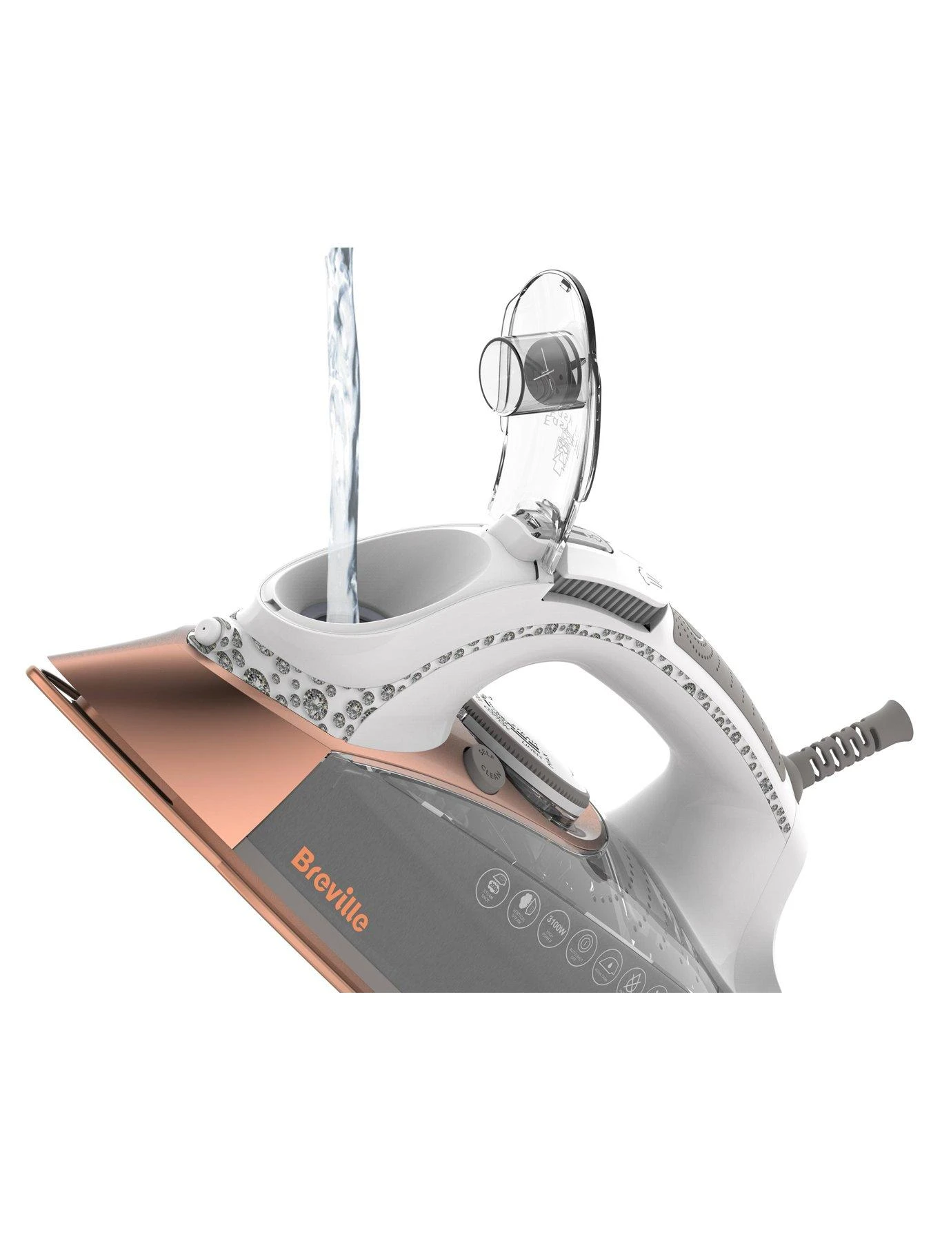 Breville DiamondXpress 3100W Diamond Ceramic Steam Iron - Image 4