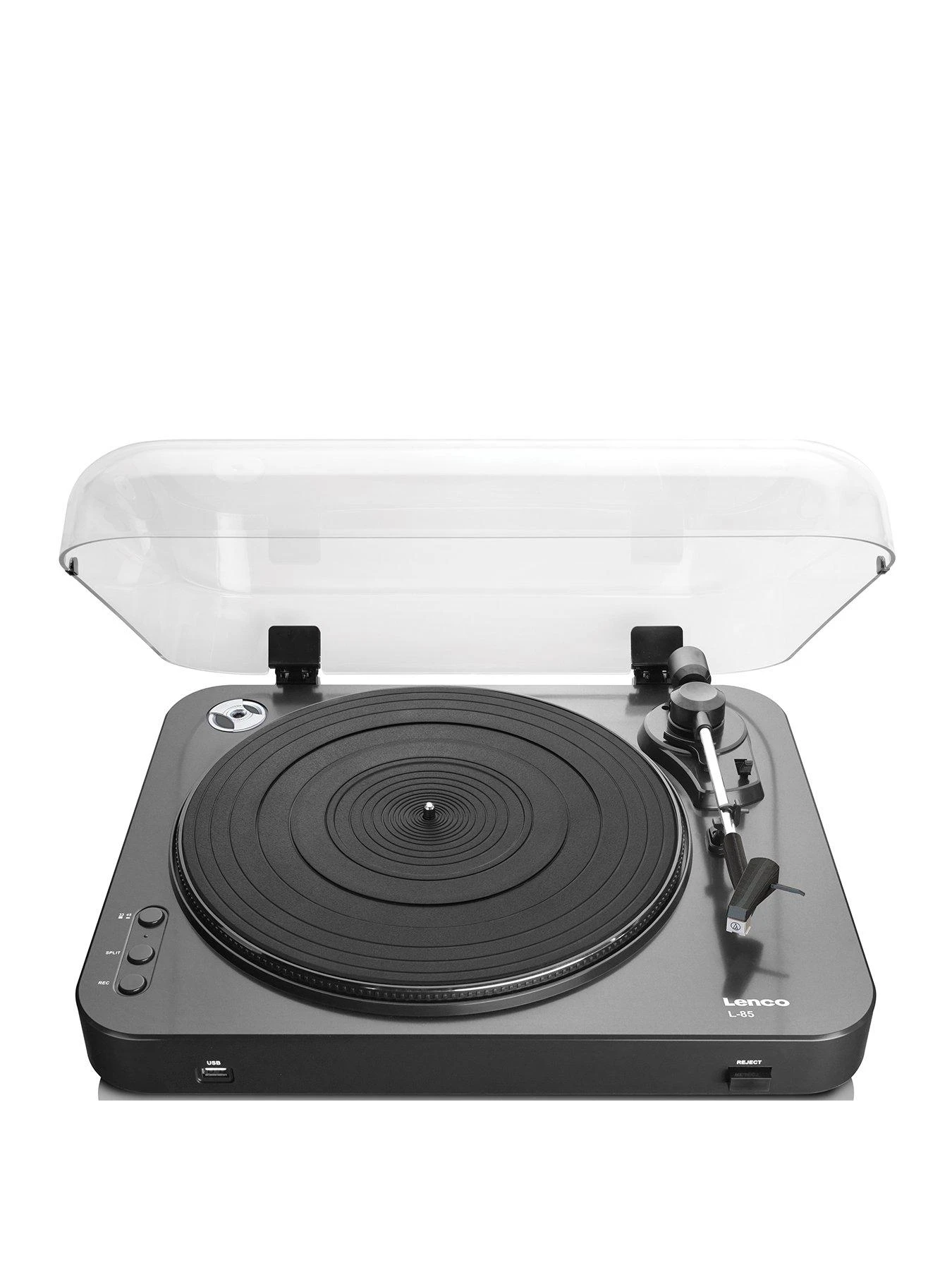 Lenco L-85 Black USB Turntable