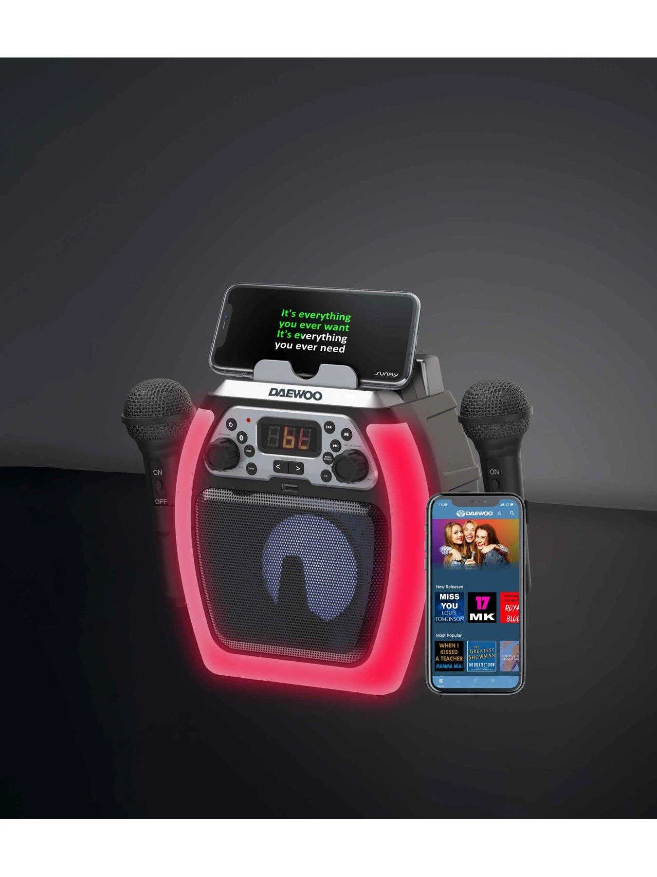 Daewoo Compact Bluetooth Karaoke Machine - Image 4