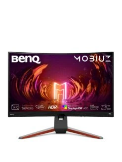 BenQ EX3210R 31.5" Inch Curved Monitor 165Hz FreeSync HDR400 (HDMI, DP, 2560x1440, 2500:1, 1ms, 400cd/m2) Height Adjust - Black
