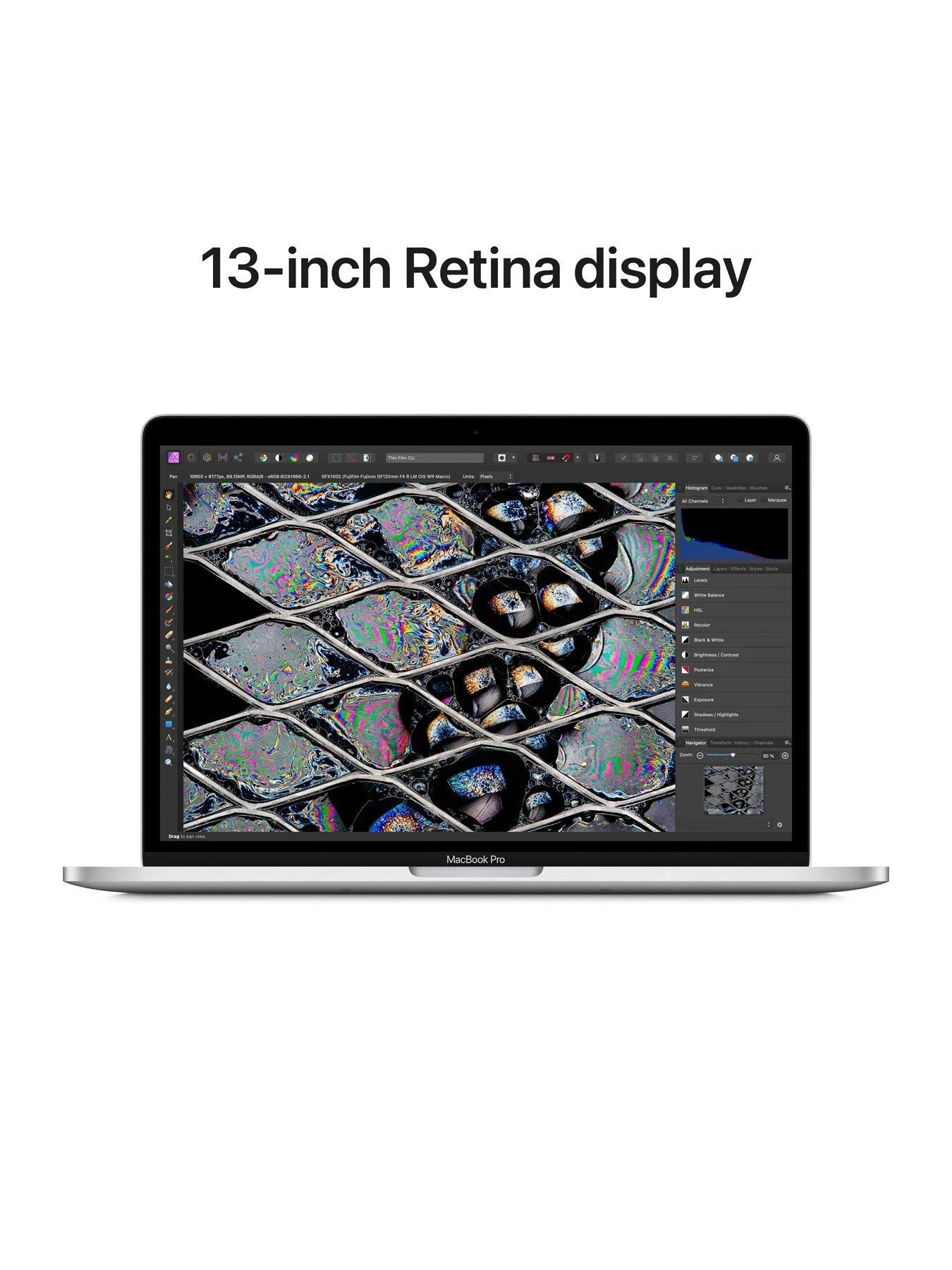 Apple MacBook Pro (M2, 2022) 13 Inch with 8-Core CPU And 10-Core GPU, 512GB SSD - Silver - Image 4